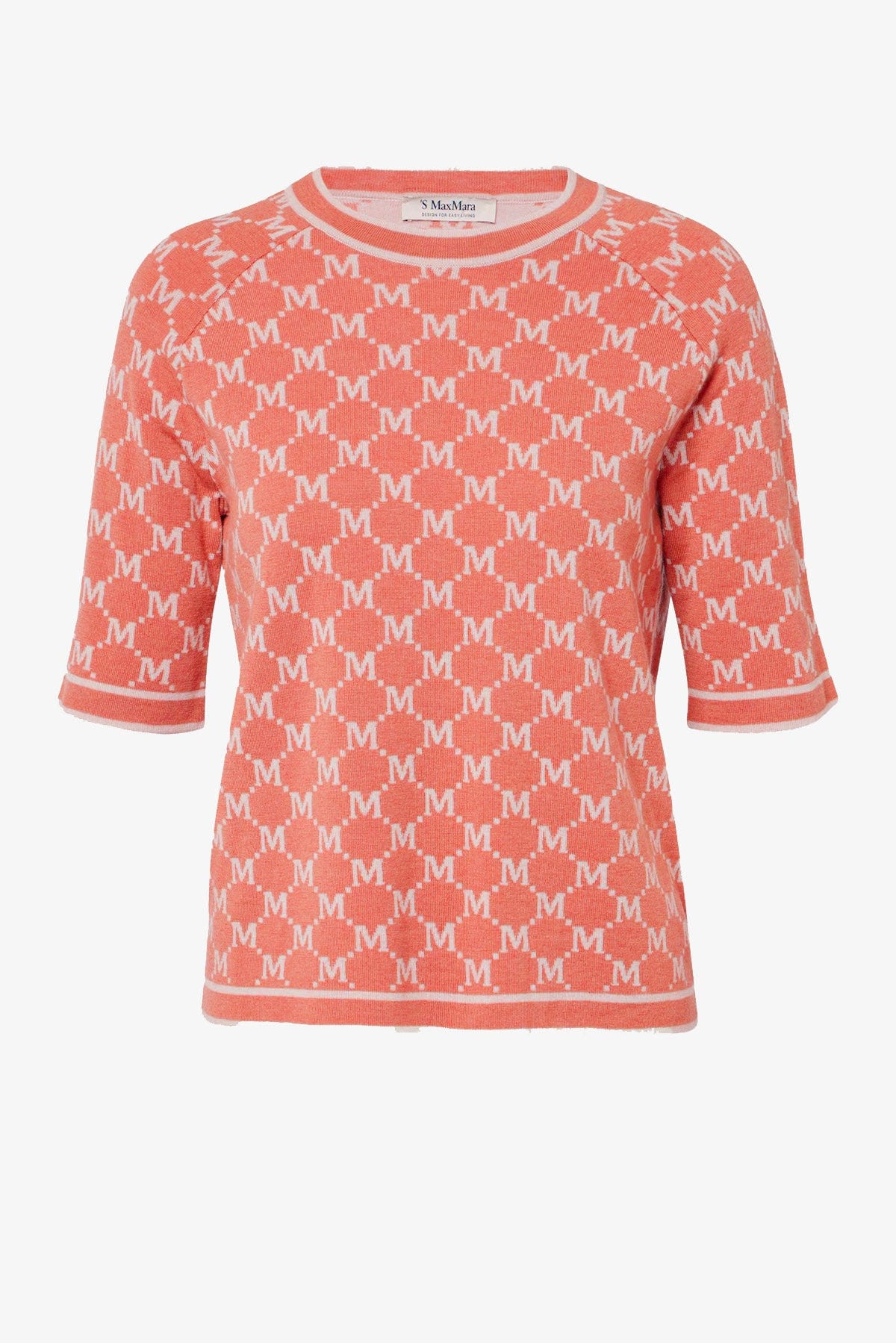 MAXMARA&#39;S BRANDS MAGLIA-CANOTTIERA-TOP  ROSSO / XXS Maglia rossa monogram &#39;S Max Mara Portici