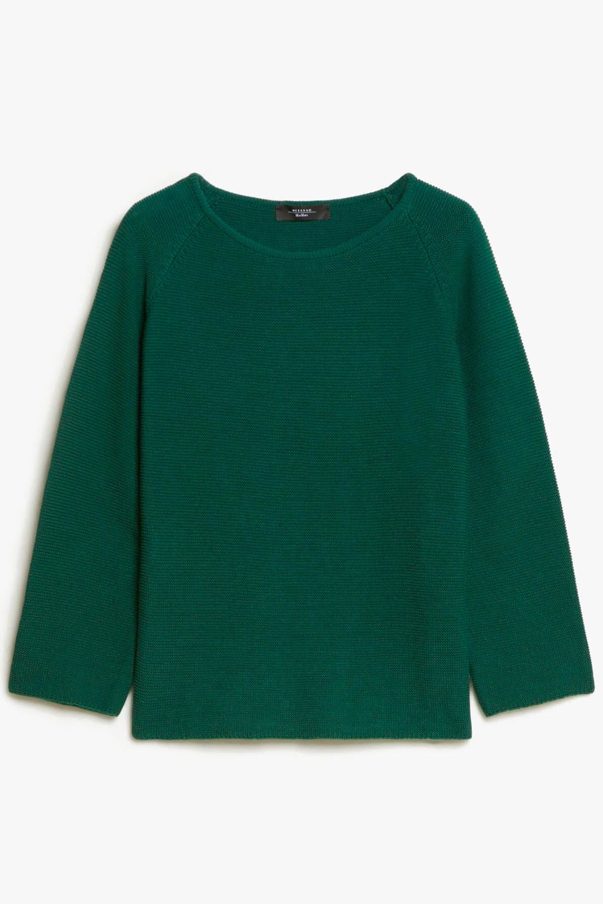 MAXMARA'S BRANDS MAGLIA-CANOTTIERA-TOP  VERDE BASILICO / XXS Maglia Donna Maniche Lunghe Weekend Max Mara Addotto