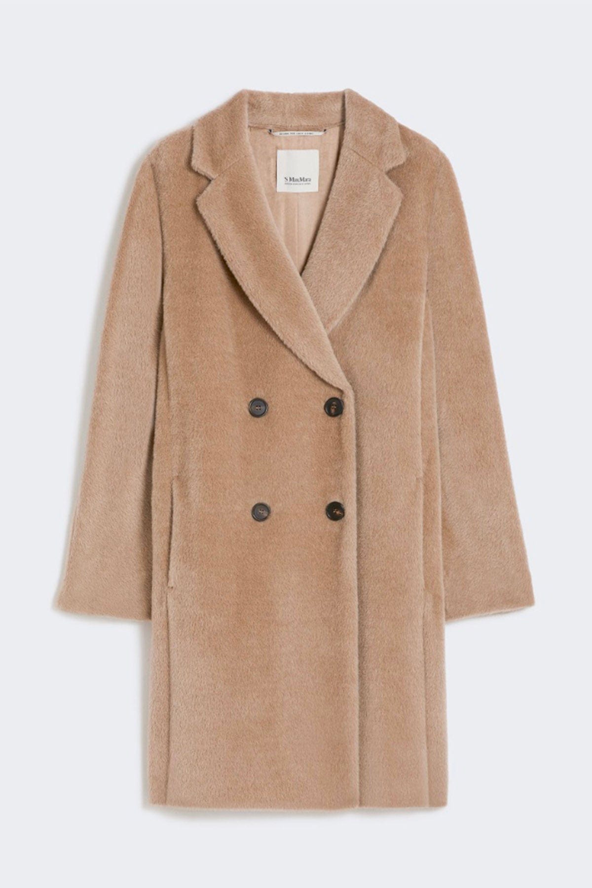 MAXMARA&#39;S BRANDS MANTELLO-MANTELLA  BEIGE / 34 Iconic coat &#39;S Max Mara Roseto in lana e alpaca