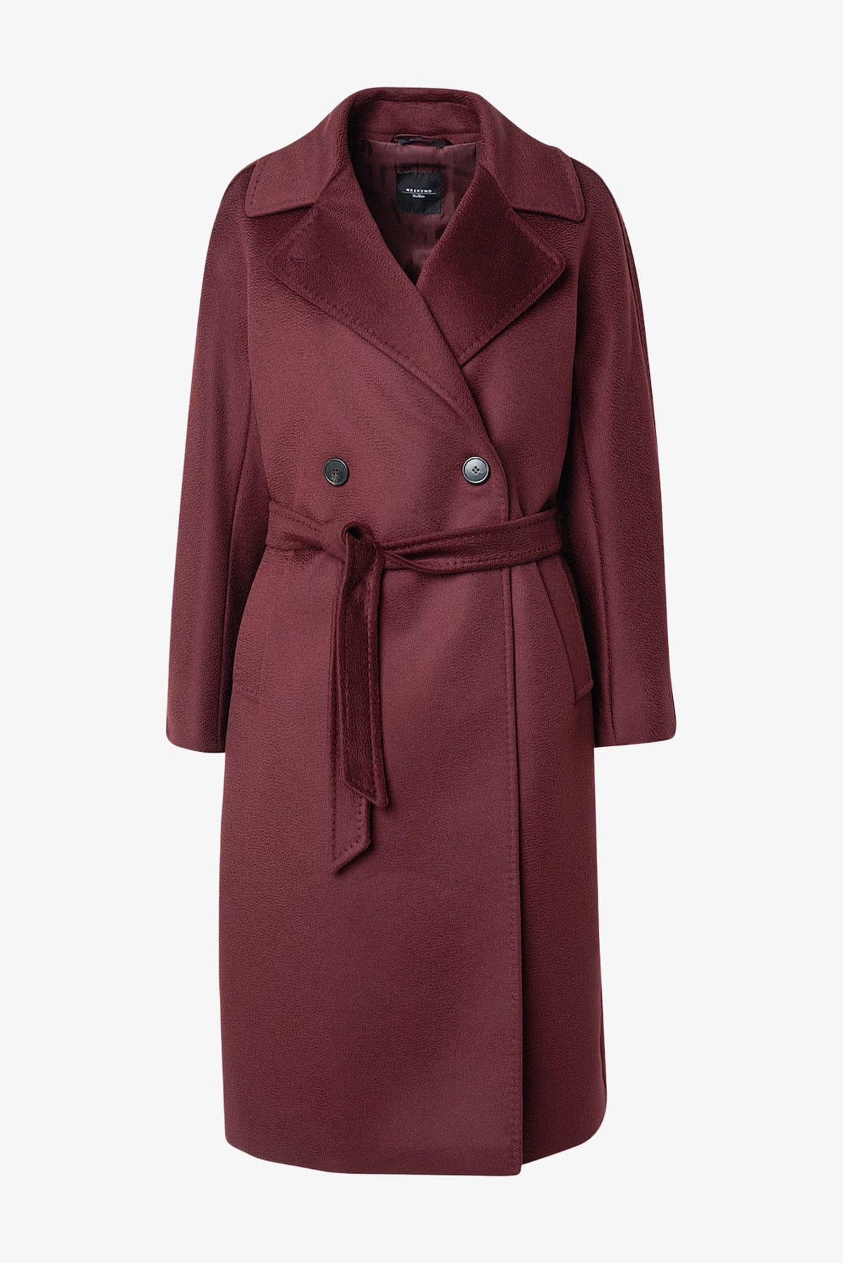 MAXMARA'S BRANDS MANTELLO-MANTELLA  BORDEAUX / 34 Cappotto donna Max Mara Weeknd Wkdresina