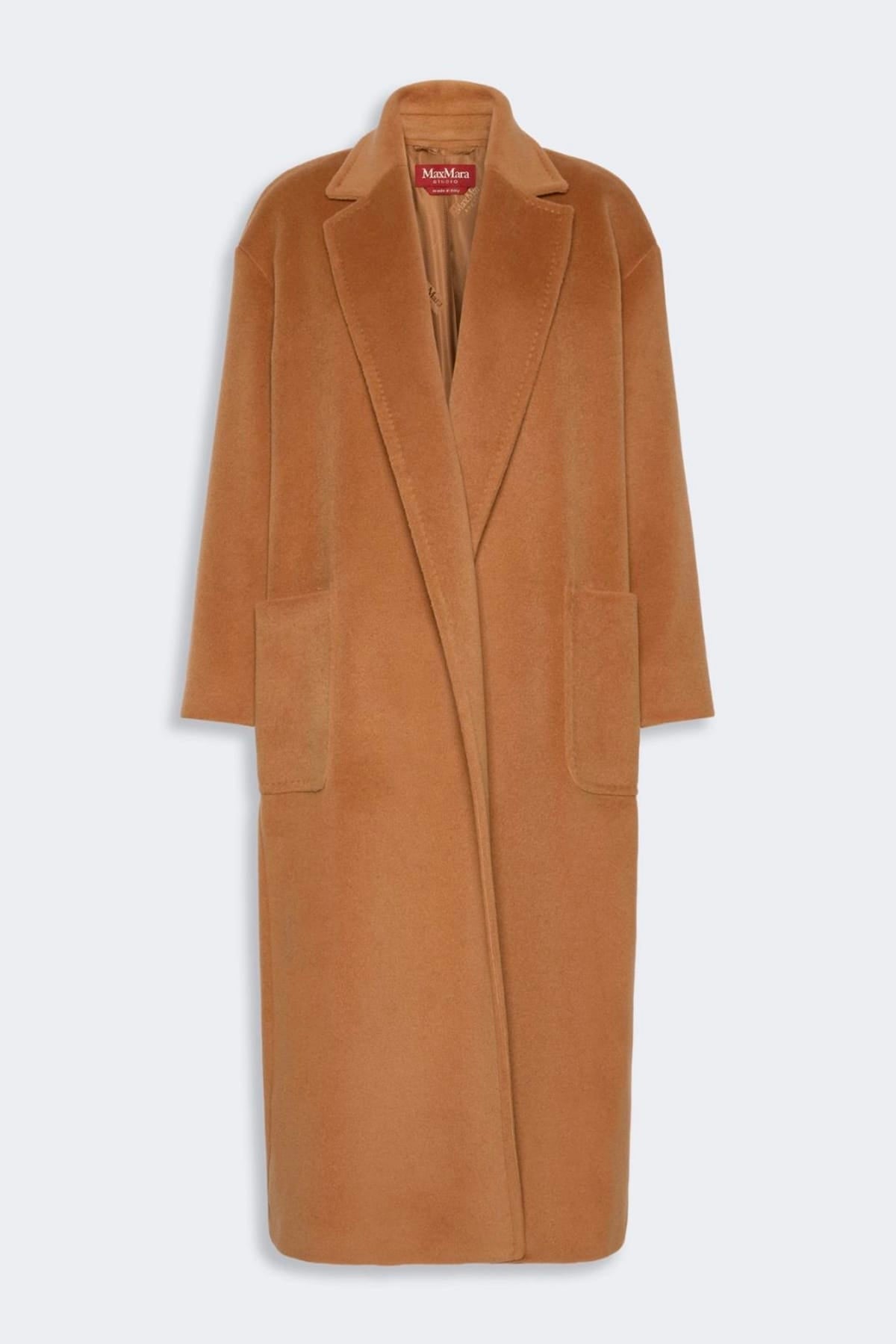 MAXMARA'S BRANDS MANTELLO-MANTELLA  CAMMELLO / 34 Cappotto in lana donna Max Mara Mstgiambo