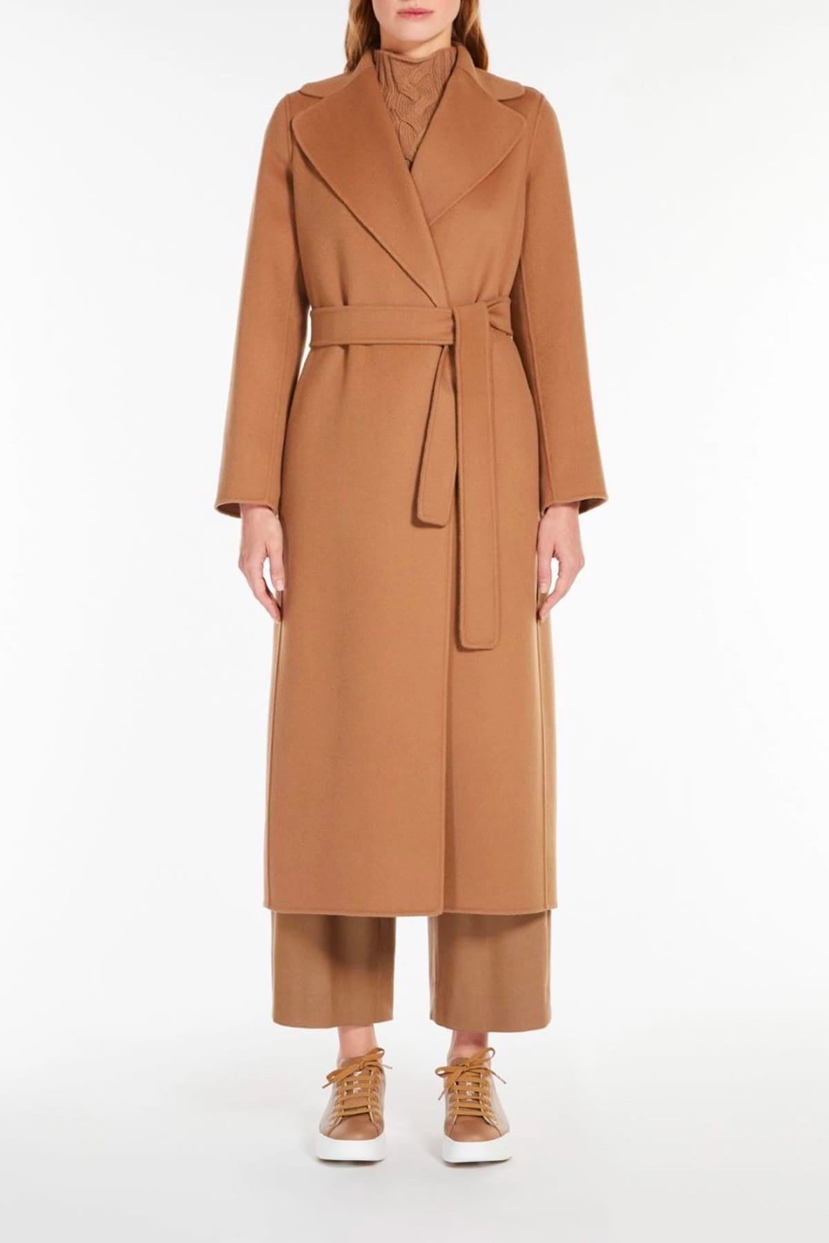 MAXMARA'S BRANDS MANTELLO-MANTELLA  CAMMELLO / 34 Cappotto in lana donna 'S Max Mara Poldo