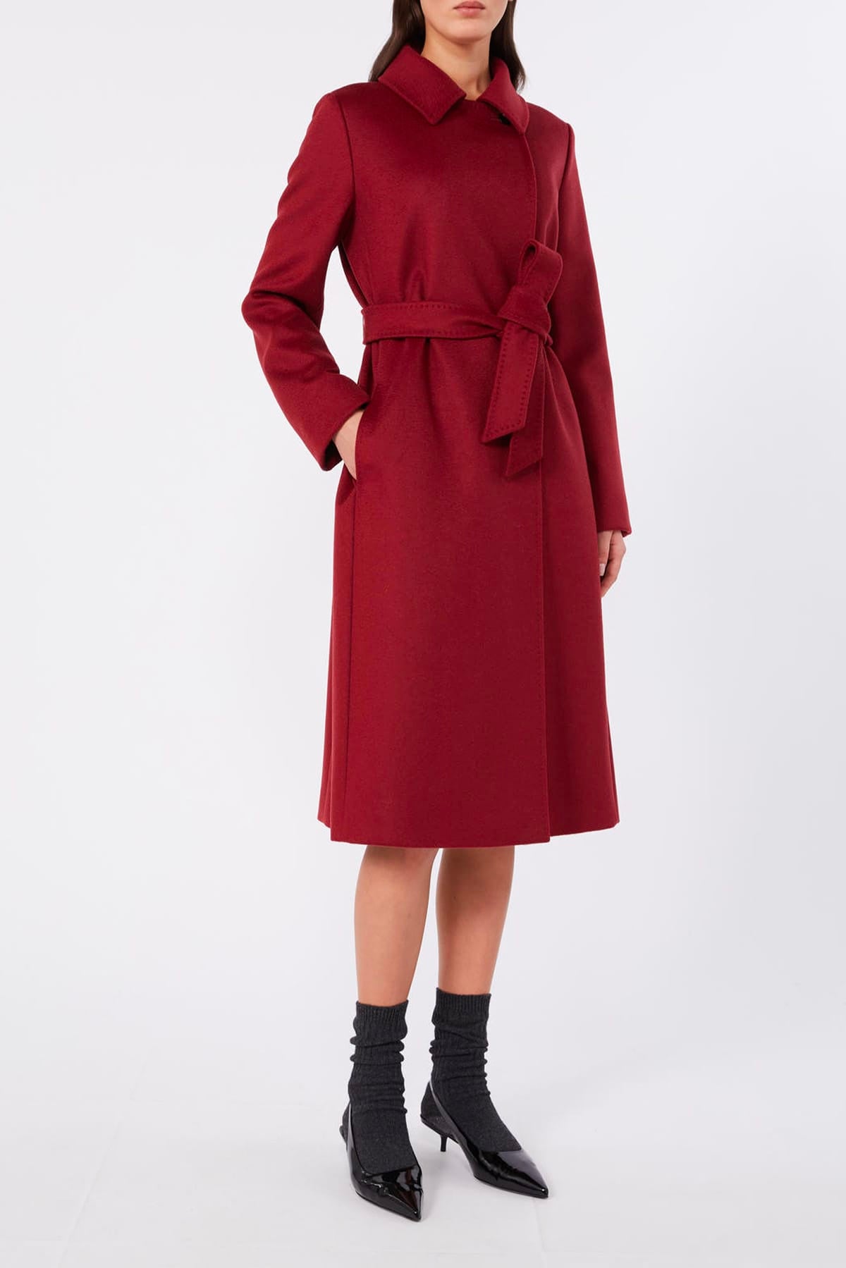 MAXMARA'S BRANDS MANTELLO-MANTELLA  Cappotto 100% lana donna Max Mara Studio Bcollage