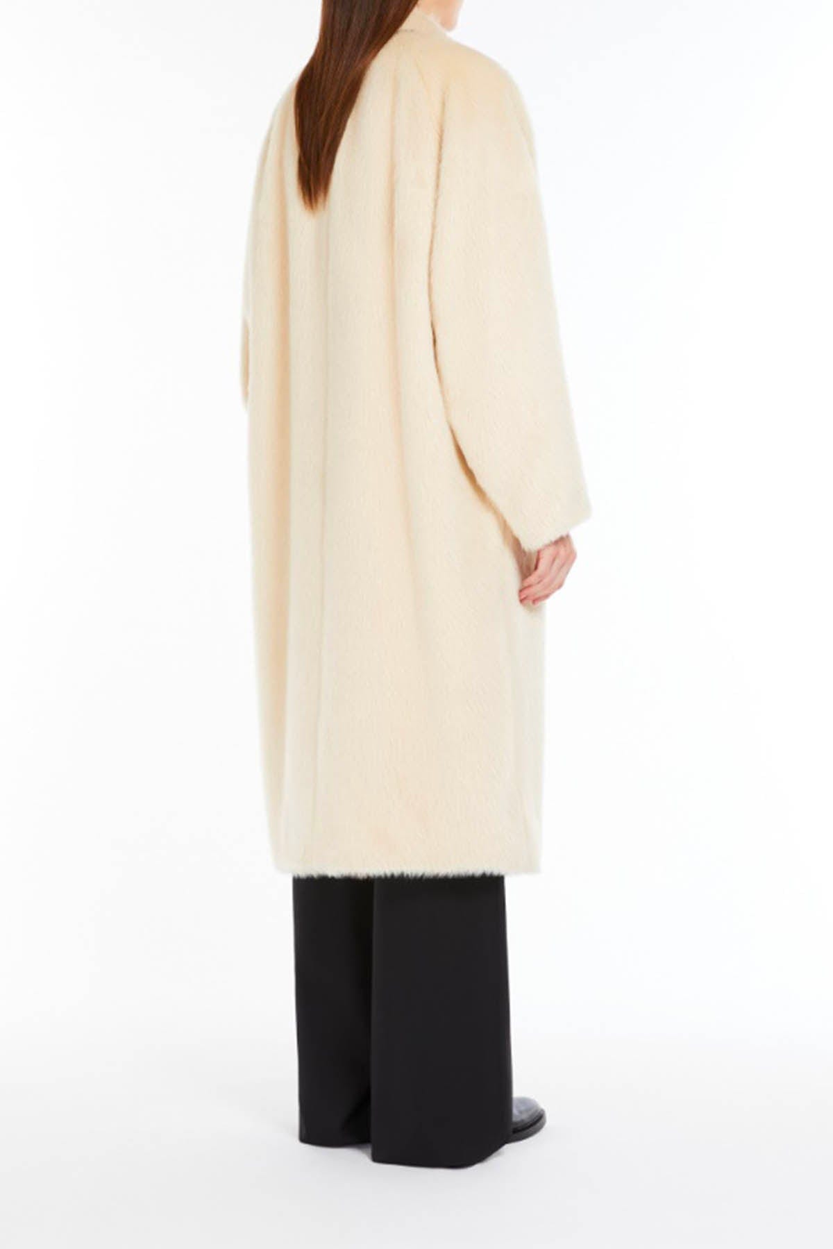 MAXMARA&#39;S BRANDS MANTELLO-MANTELLA  Cappotto Albino Donna Max Mara Studio Xavier