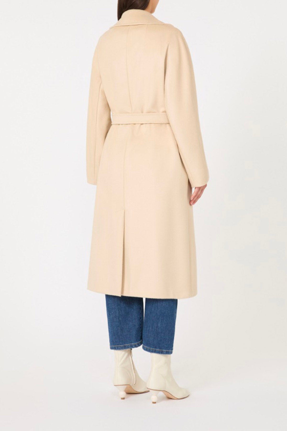 MAXMARA&#39;S BRANDS MANTELLO-MANTELLA  Cappotto Bianco in lana donna Weekend Max Mara Resina