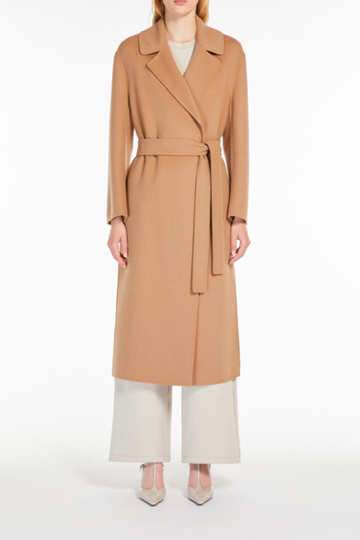 MAXMARA&#39;S BRANDS MANTELLO-MANTELLA  Cappotto cammello donna &#39;S Max Mara Livia