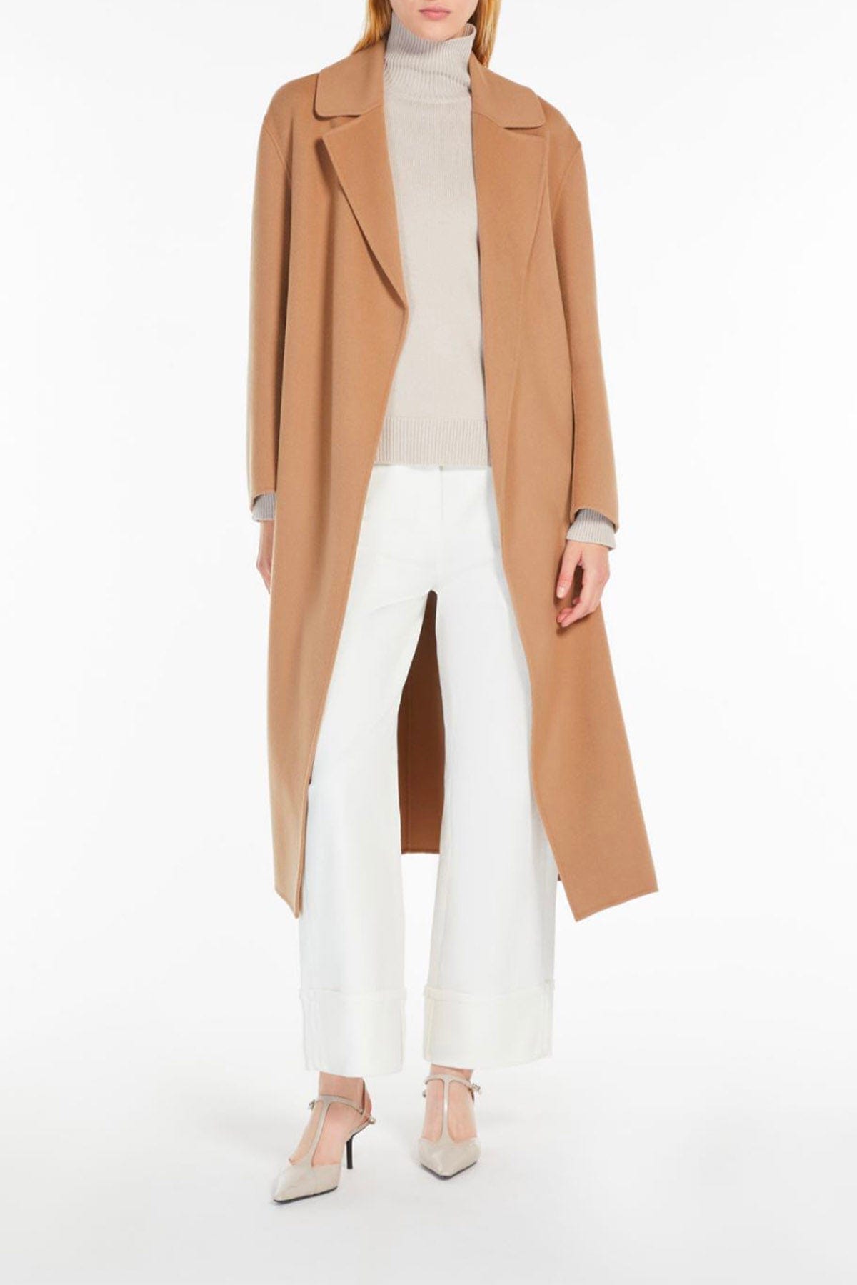 MAXMARA&#39;S BRANDS MANTELLO-MANTELLA  Cappotto cammello donna &#39;S Max Mara Livia