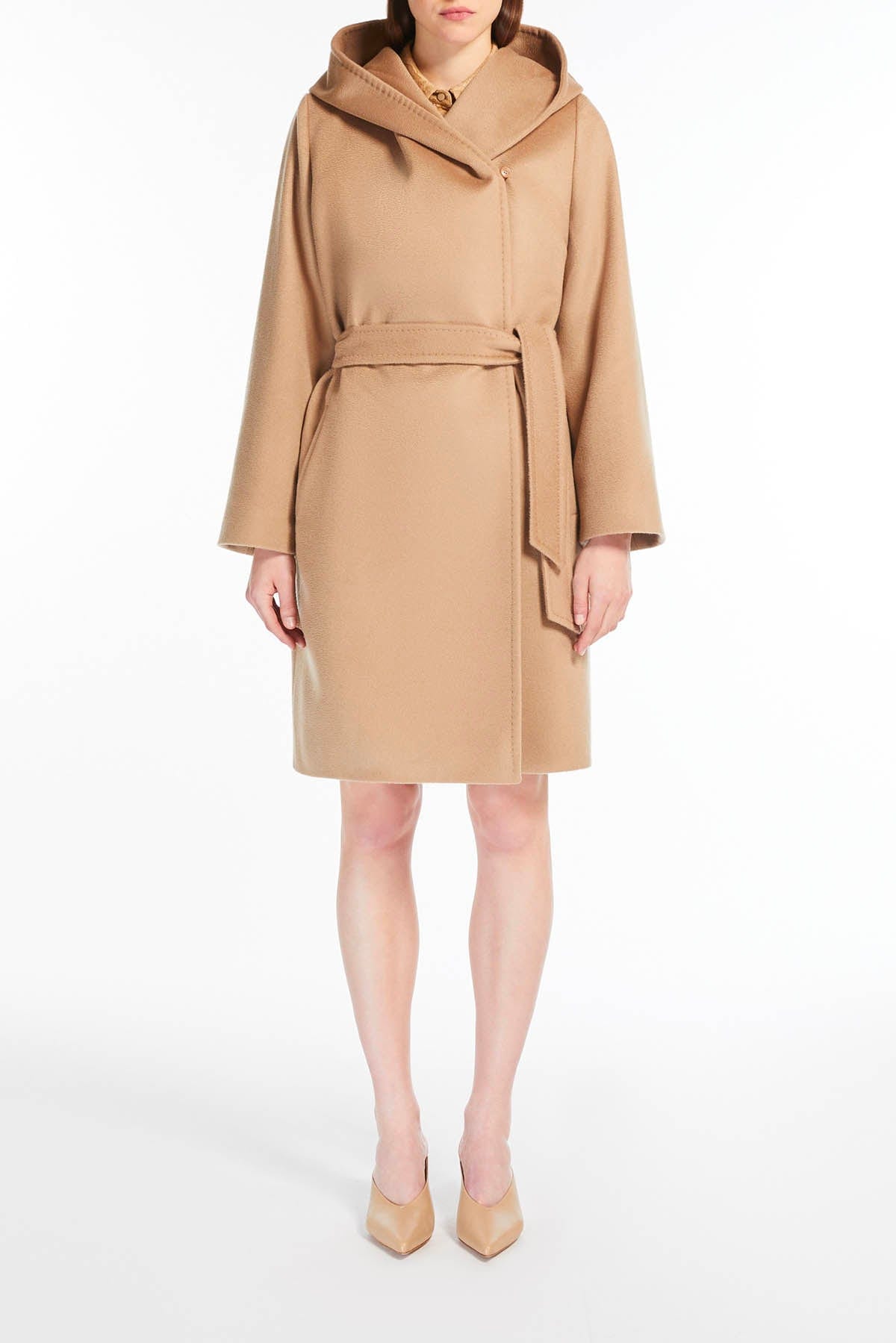 MAXMARA'S BRANDS MANTELLO-MANTELLA  CAMMELLO / 34 Cappotto Donna in Lana Max Mara Studio