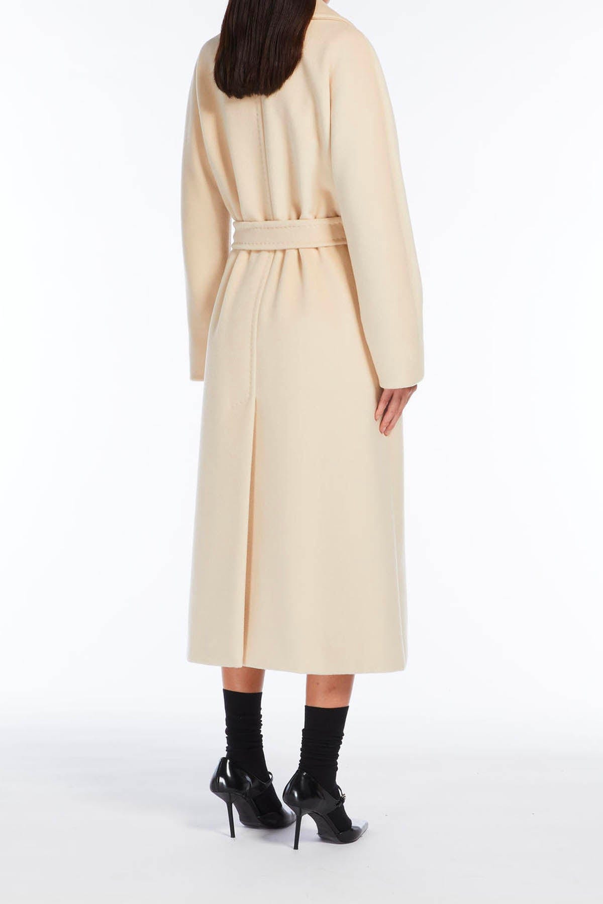 MAXMARA&#39;S BRANDS MANTELLO-MANTELLA  Cappotto Donna Max Mara Studio Baby Albino