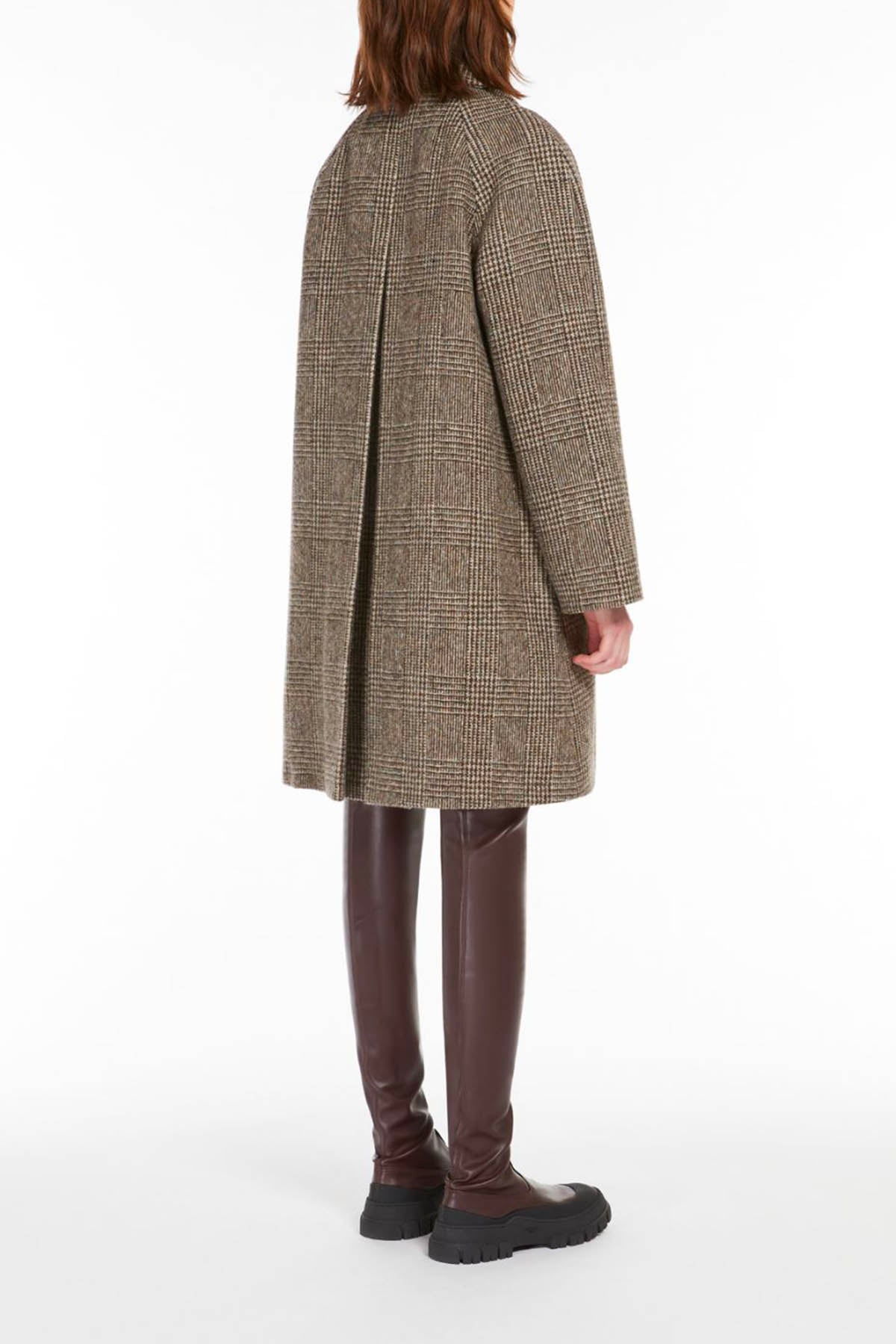 MAXMARA&#39;S BRANDS MANTELLO-MANTELLA  Cappotto Donna Principe di Galles Weekend Max Mara Pitone