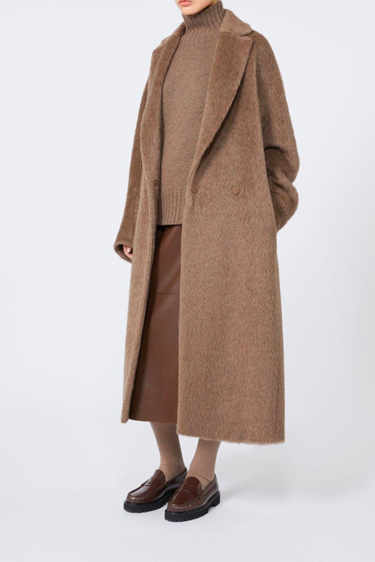 MAXMARA&#39;S BRANDS MANTELLO-MANTELLA  Cappotto in alpaca lana e cashmere &#39;S Max Mara Giorgia