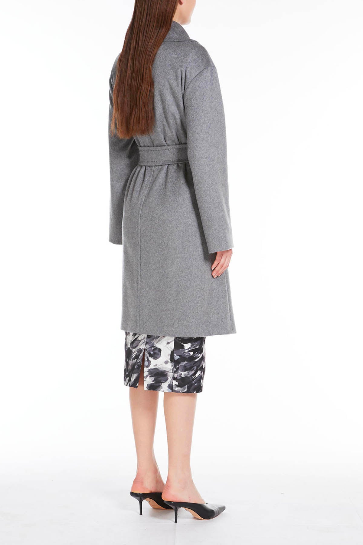 MAXMARA'S BRANDS MANTELLO-MANTELLA  GRIGIO / 34 Cappotto in Cashmere Donna Max Mara Studio Pazzo