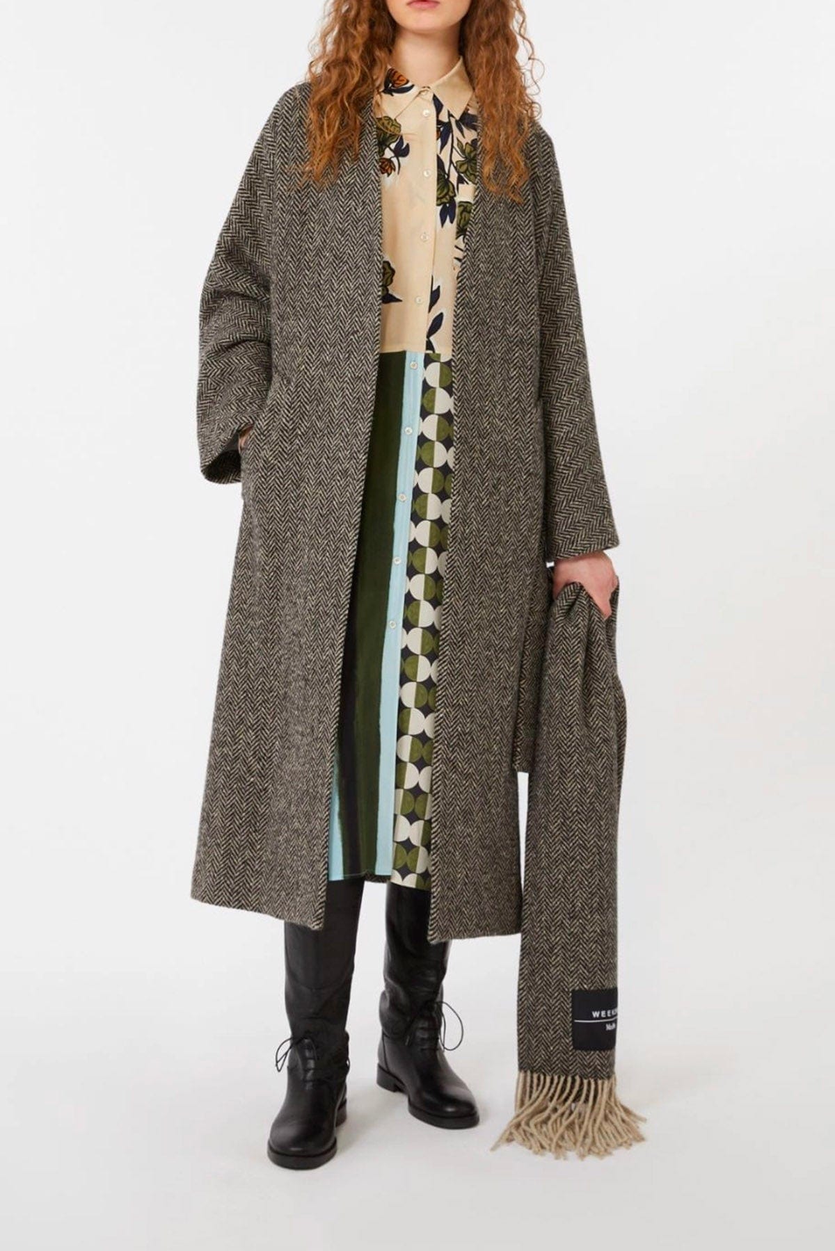 MAXMARA'S BRANDS MANTELLO-MANTELLA  CHEVRON / 34 Cappotto in lana donna chevron Weekend Max Mara Zenica