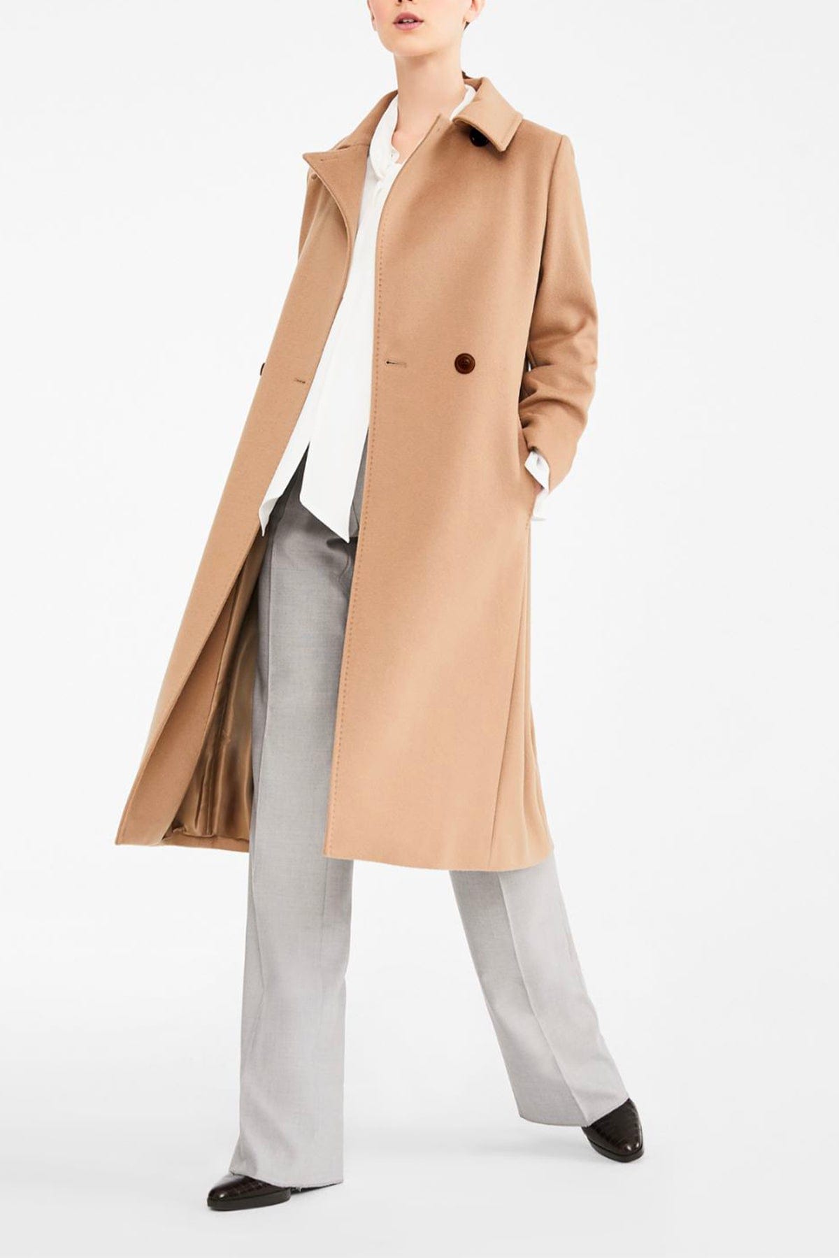 MAXMARA&#39;S BRANDS MANTELLO-MANTELLA  Cappotto in lana donna Max Mara Studio Bcollag