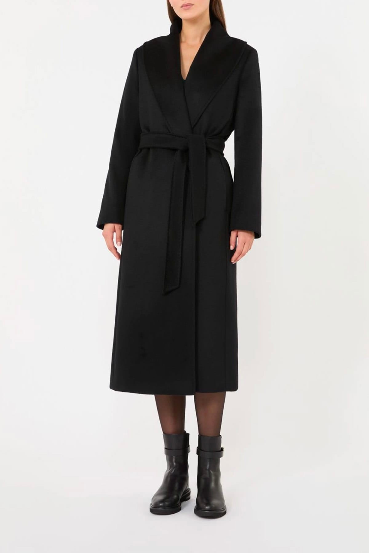 MAXMARA'S BRANDS MANTELLO-MANTELLA  NERO / 34 Cappotto in lana donna Max Mara Studio Mstloriana