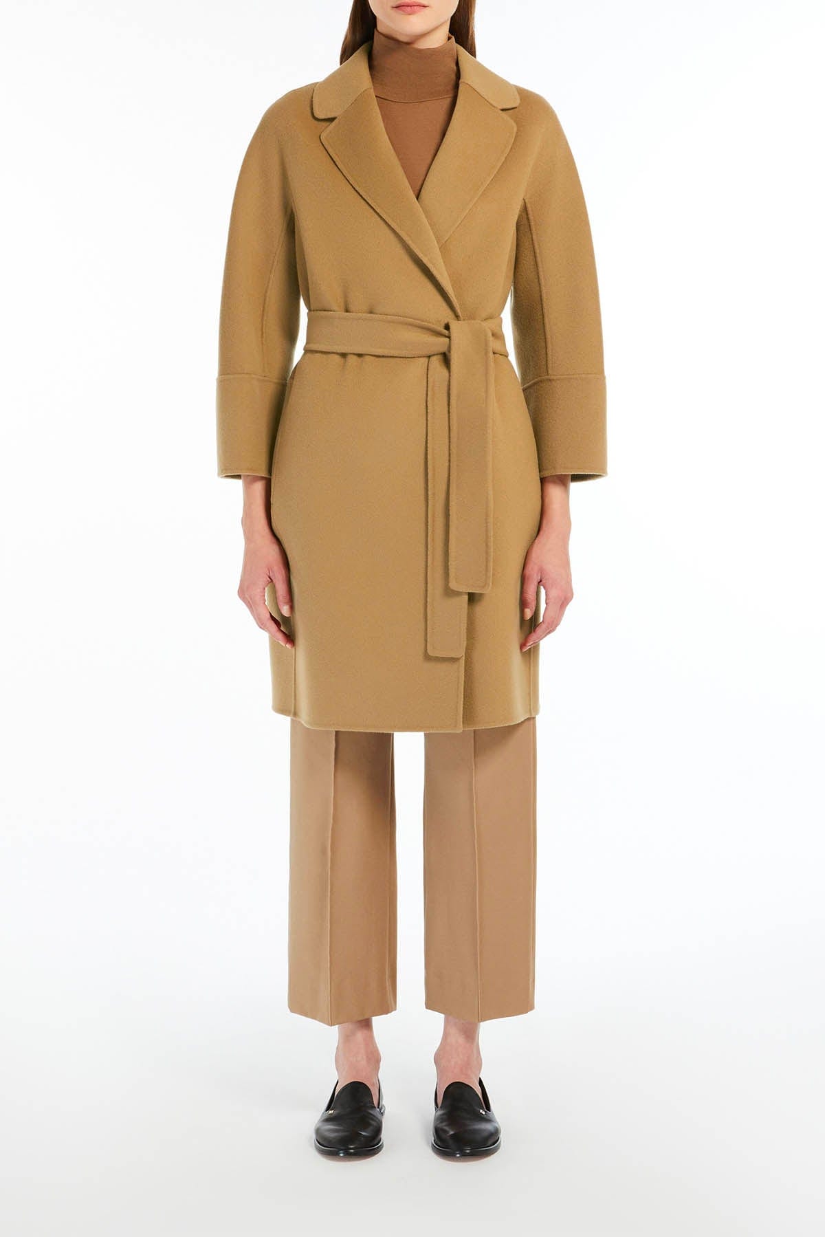MAXMARA'S BRANDS MANTELLO-MANTELLA  CAMMELLO / 34 Cappotto in Lana Donna 'S Max Mara Arona