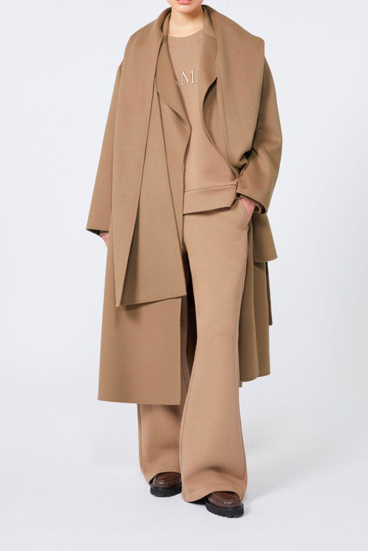 MAXMARA'S BRANDS MANTELLO-MANTELLA  CAMMELLO / 34 Cappotto in lana donna 'S Max Mara Cuore