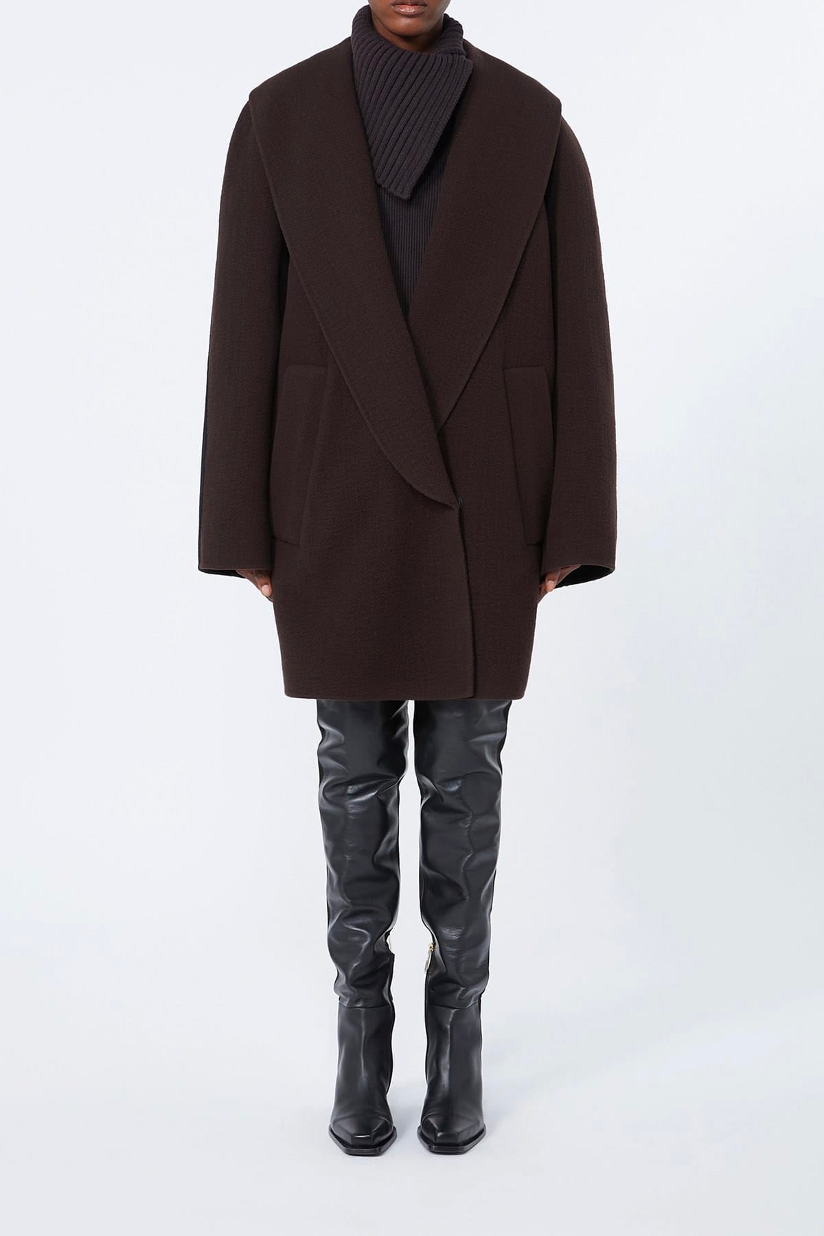 MAXMARA'S BRANDS MANTELLO-MANTELLA  Cappotto in lana donna Sportmax Sfilata Spsoggetti