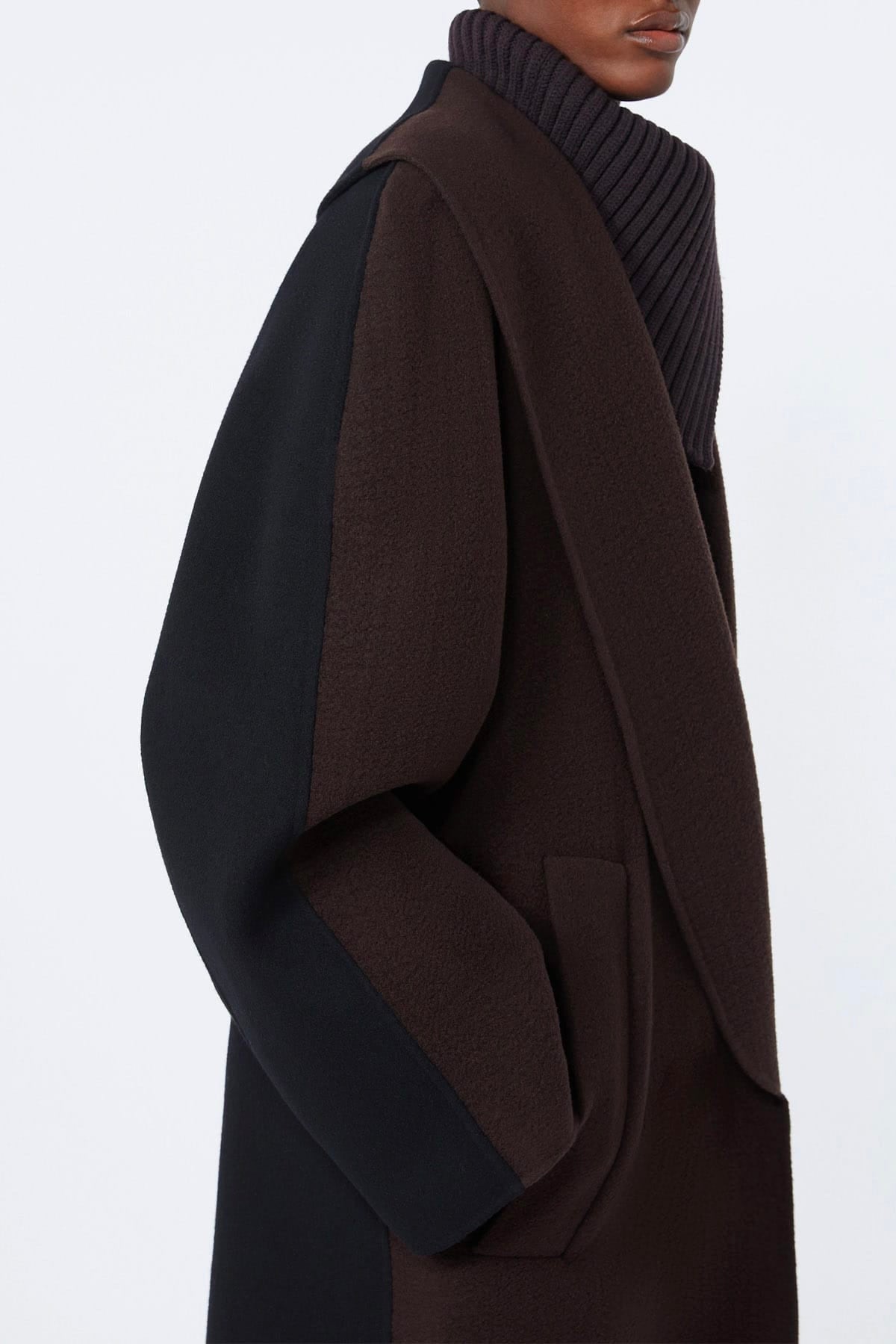MAXMARA'S BRANDS MANTELLO-MANTELLA  MARRONE MOKA / 34 Cappotto in lana donna Sportmax Sfilata Spsoggetti