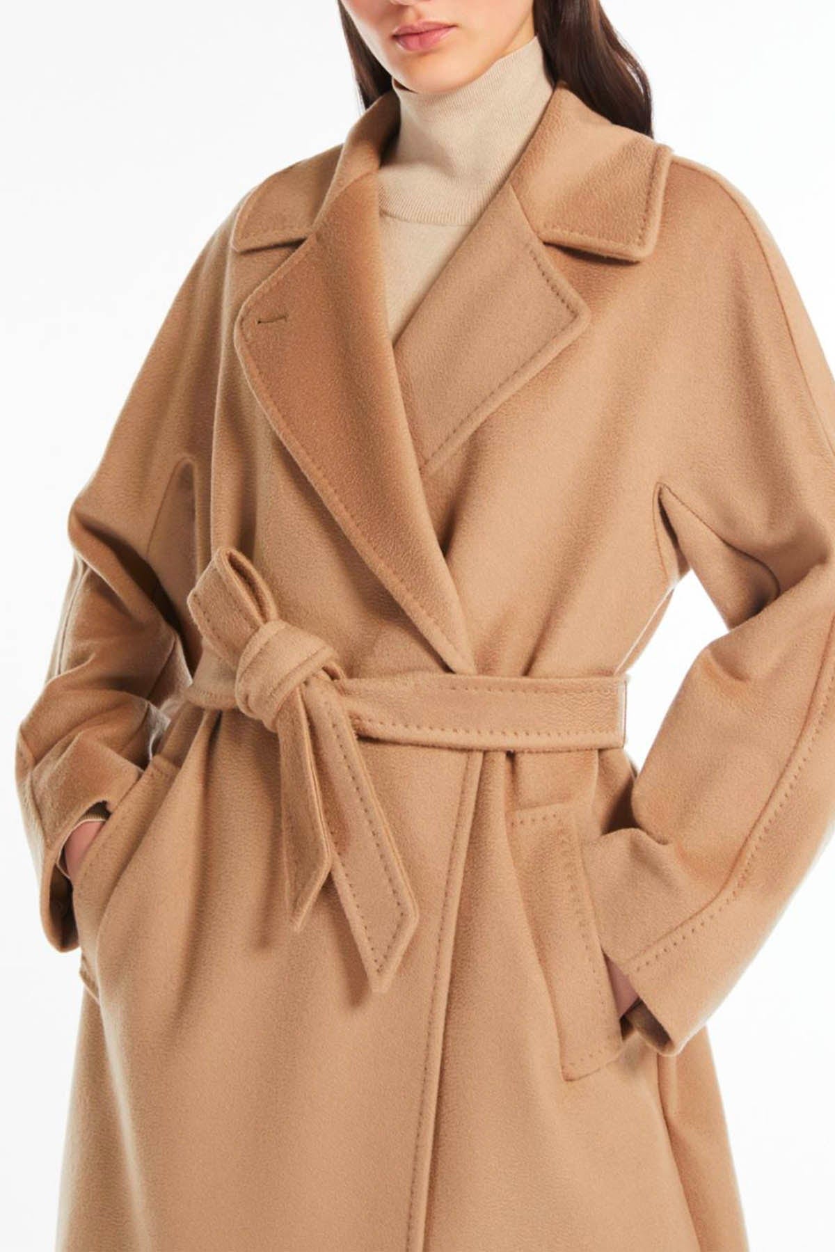 MAXMARA&#39;S BRANDS MANTELLO-MANTELLA  Cappotto in Lana Donna Weekend Max Mara Resina 24/2