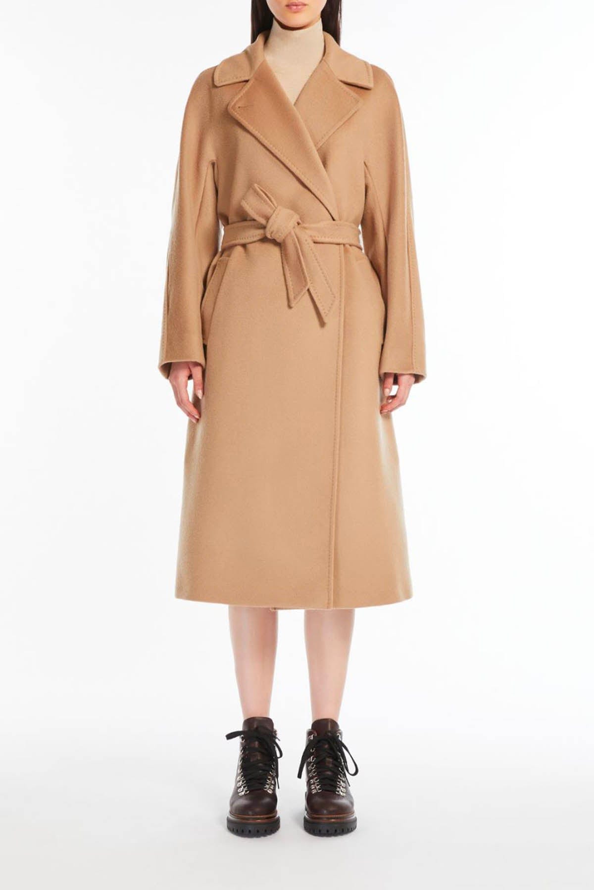 MAXMARA&#39;S BRANDS MANTELLO-MANTELLA  Cappotto in Lana Donna Weekend Max Mara Resina 24/2