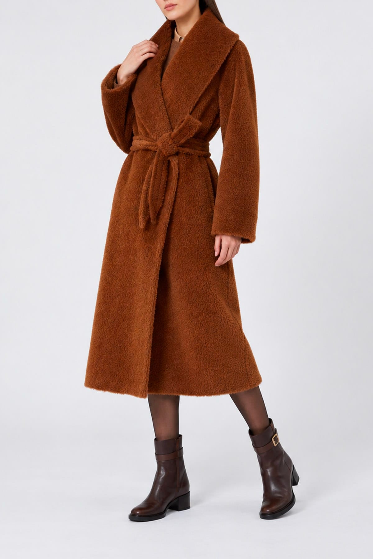 MAXMARA'S BRANDS MANTELLO-MANTELLA  Cappotto in lana e alpaca donna Max Mara Studio Mstpapiri
