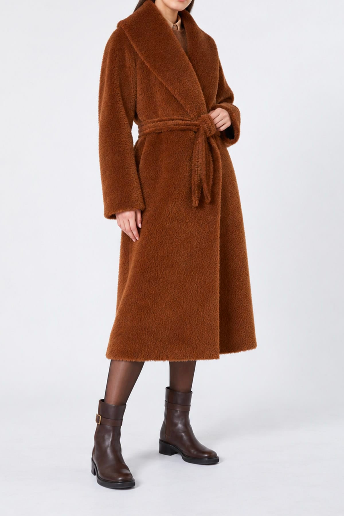 MAXMARA'S BRANDS MANTELLO-MANTELLA  Cappotto in lana e alpaca donna Max Mara Studio Mstpapiri