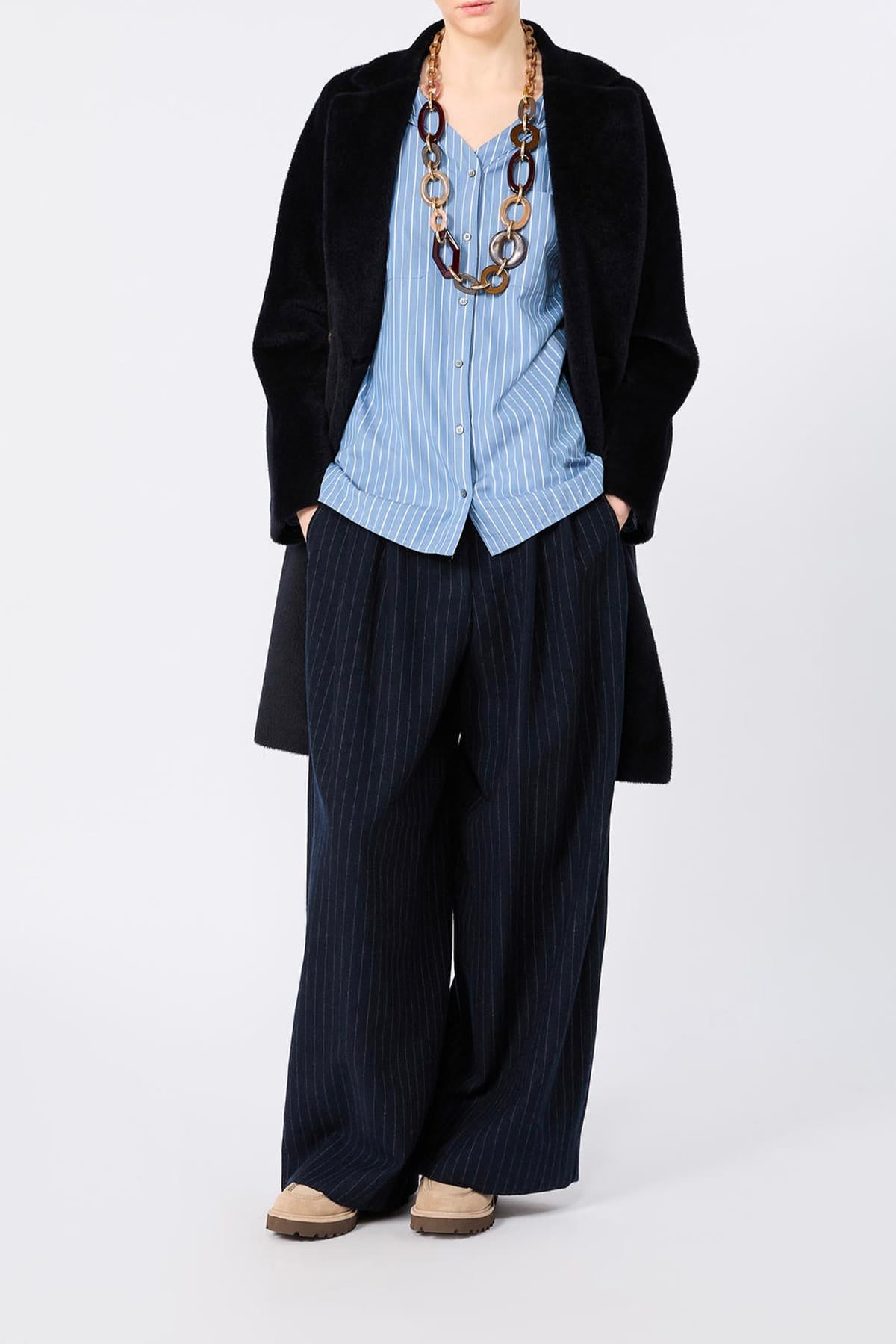 MAXMARA'S BRANDS MANTELLO-MANTELLA  Cappotto in lana e alpaca 'S Max Mara Smmroseto