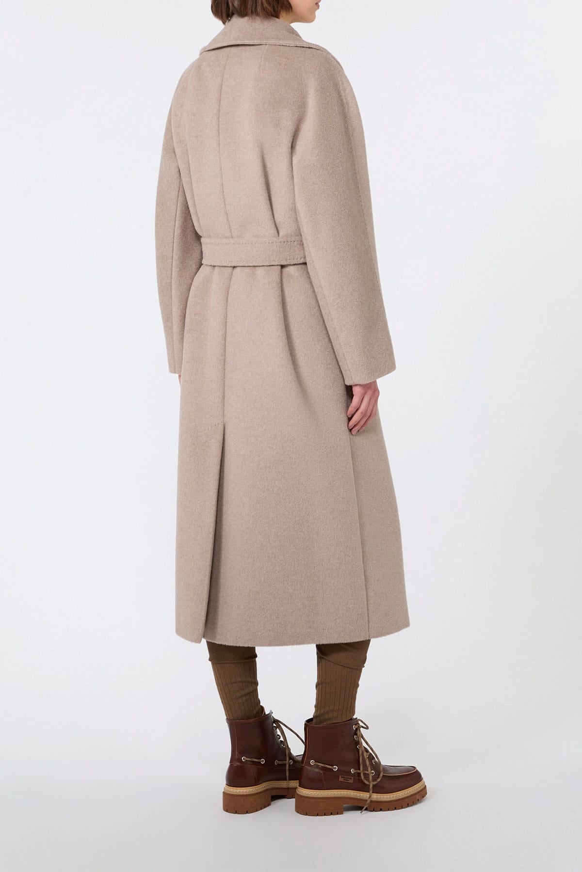 MAXMARA'S BRANDS MANTELLO-MANTELLA  Cappotto in orsetto lana e alpaca Max Mara Weekend Wkdtempera