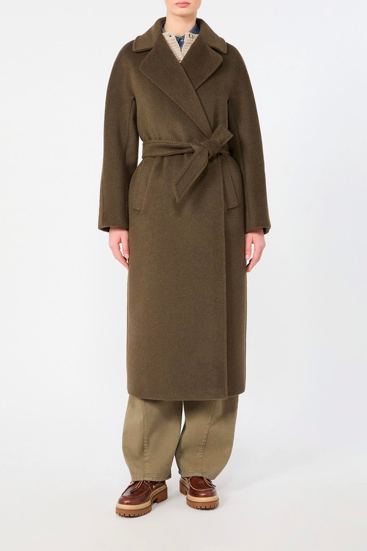 MAXMARA'S BRANDS MANTELLO-MANTELLA  Cappotto in orsetto lana e alpaca Max Mara Weekend Wkdtempera
