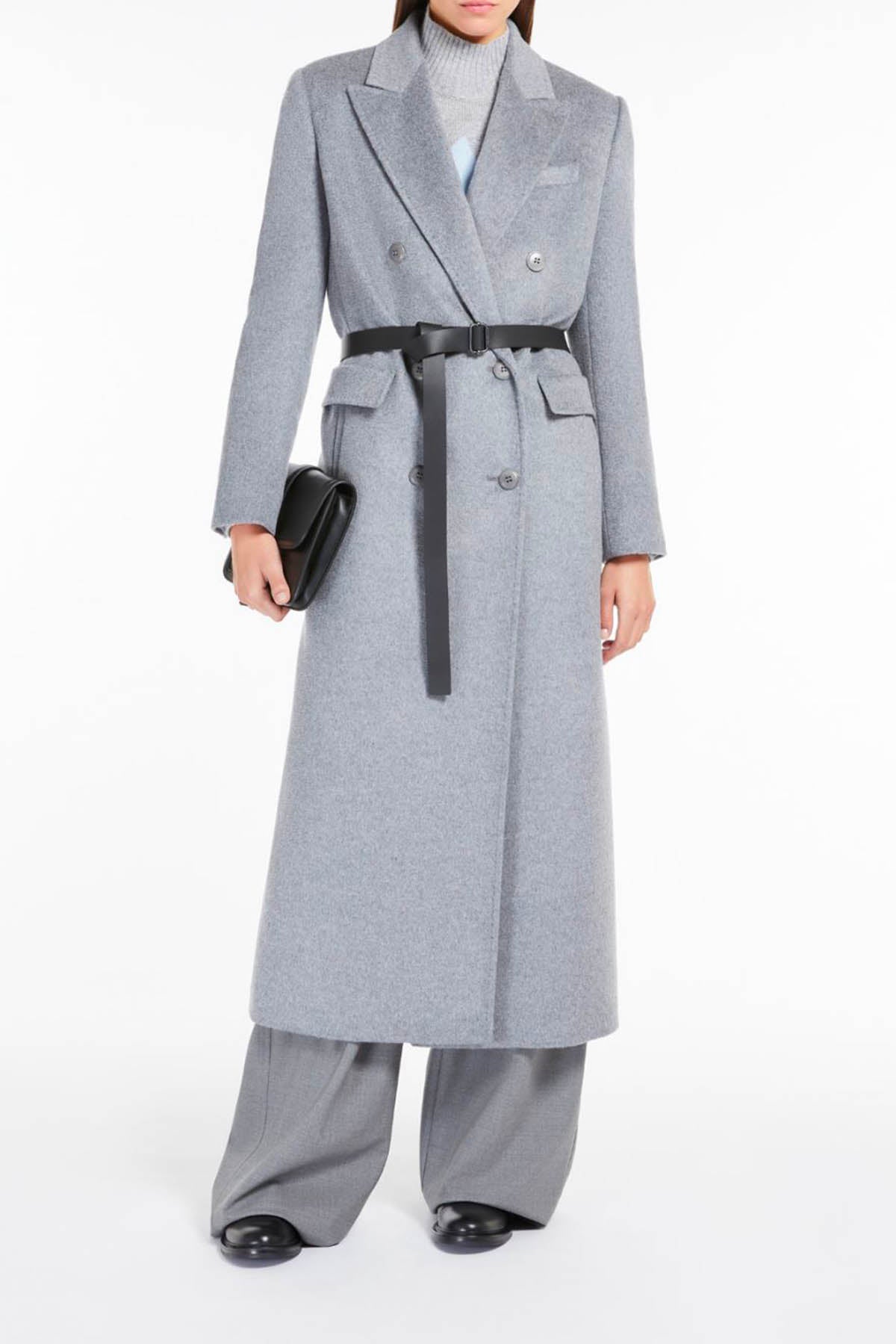 MAXMARA&#39;S BRANDS MANTELLO-MANTELLA  Cappotto Lungo in Lana Max Mara Studio Abile