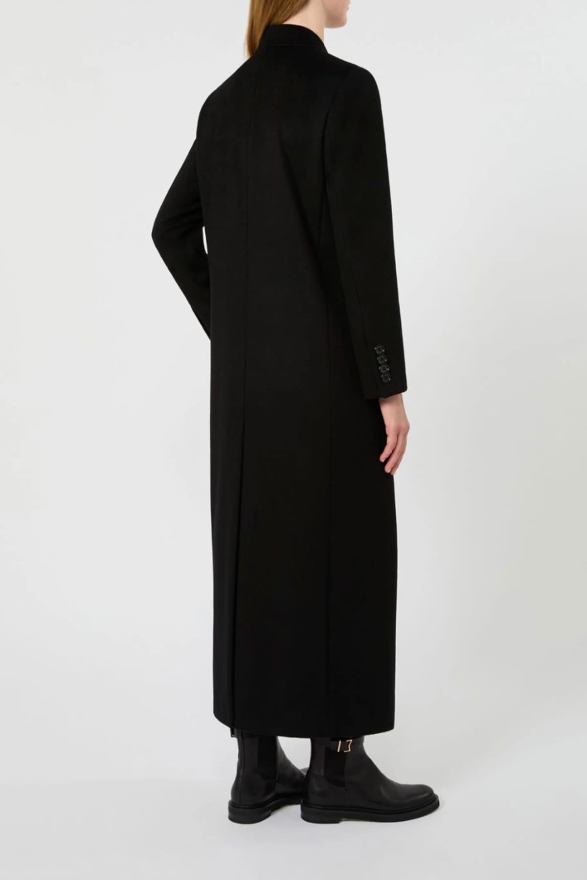 MAXMARA'S BRANDS MANTELLO-MANTELLA  Cappotto nero in lana donna Max Mara Studio Msteffige