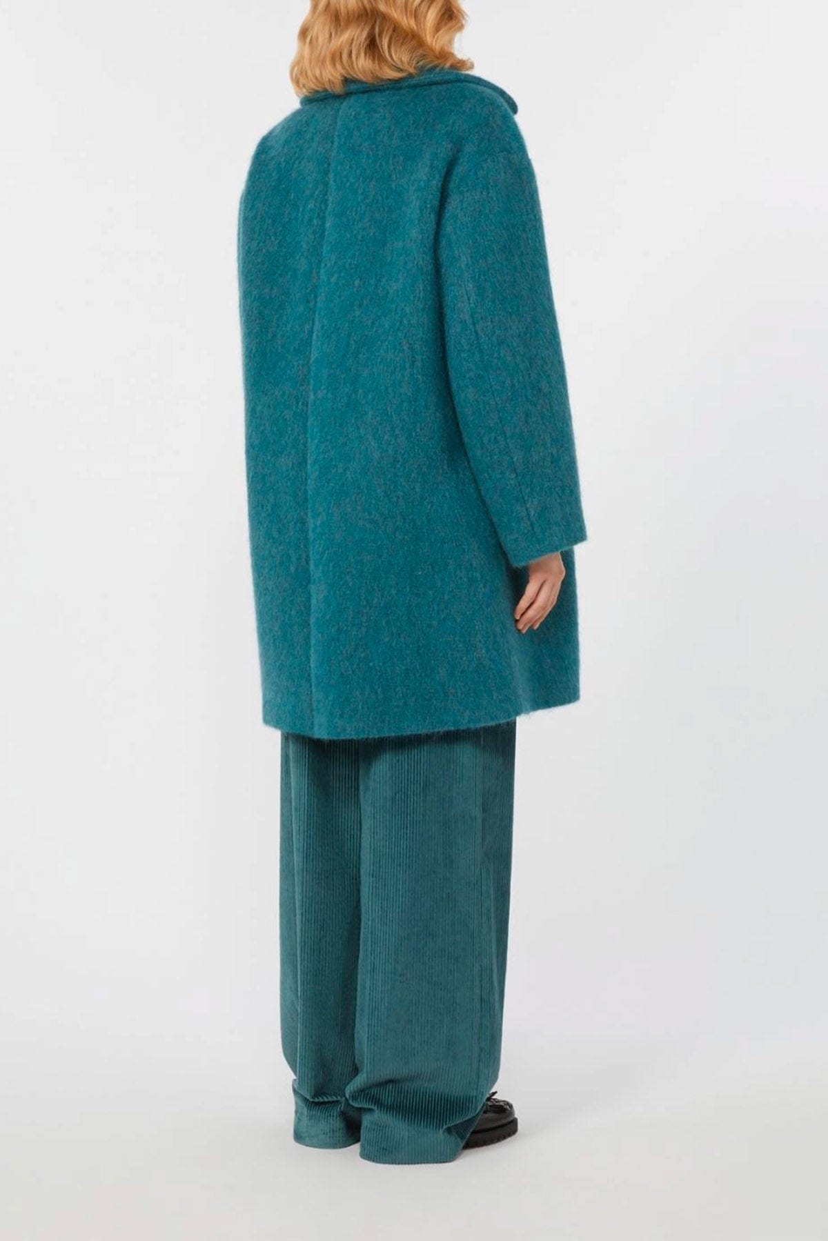 MAXMARA'S BRANDS MANTELLO-MANTELLA  PETROLIO / 34 Cappotto teddy donna Max Mara Weekend Rada