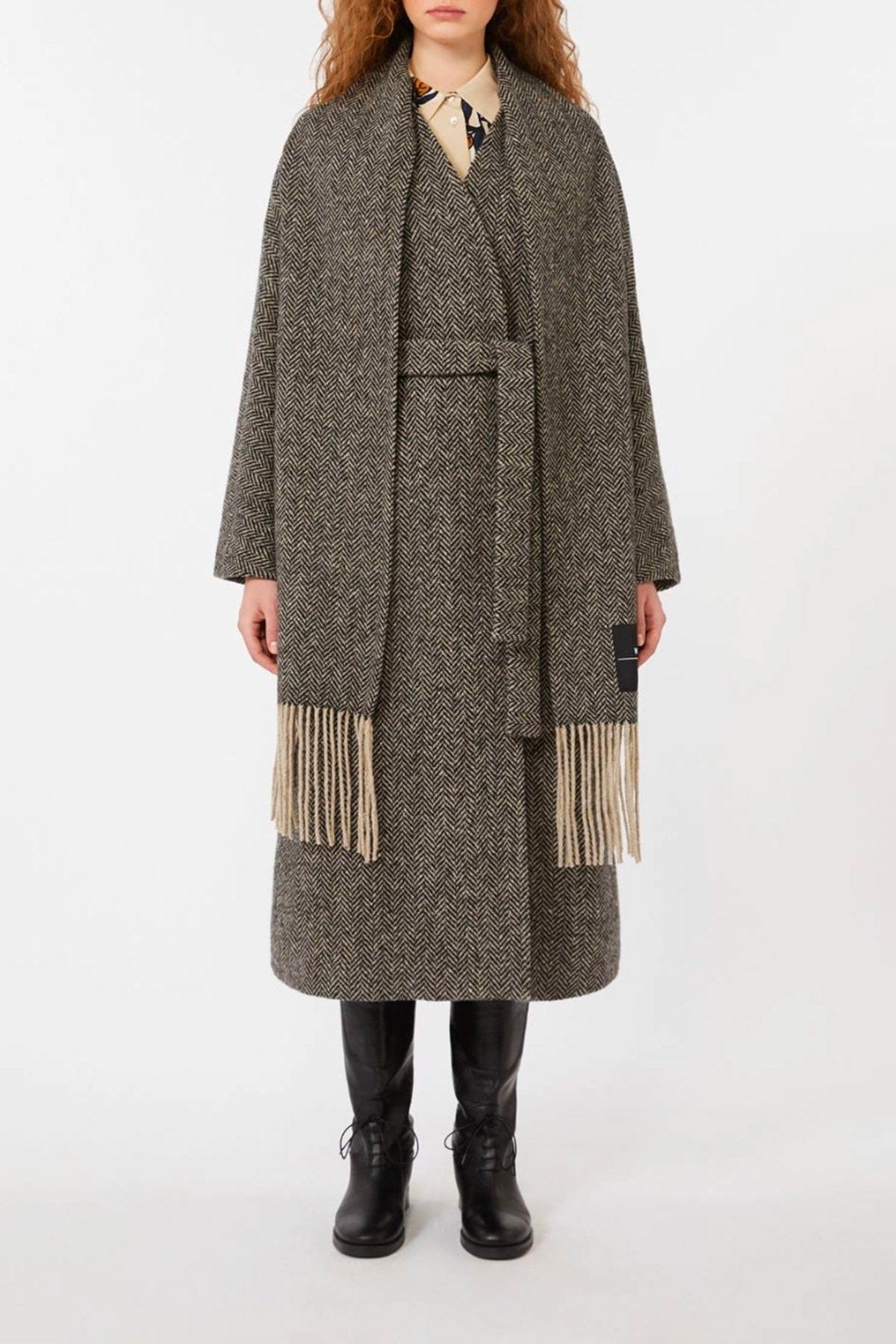 MAXMARA'S BRANDS MANTELLO-MANTELLA  CHEVRON / 34 Cappotto in lana donna chevron Weekend Max Mara Zenica