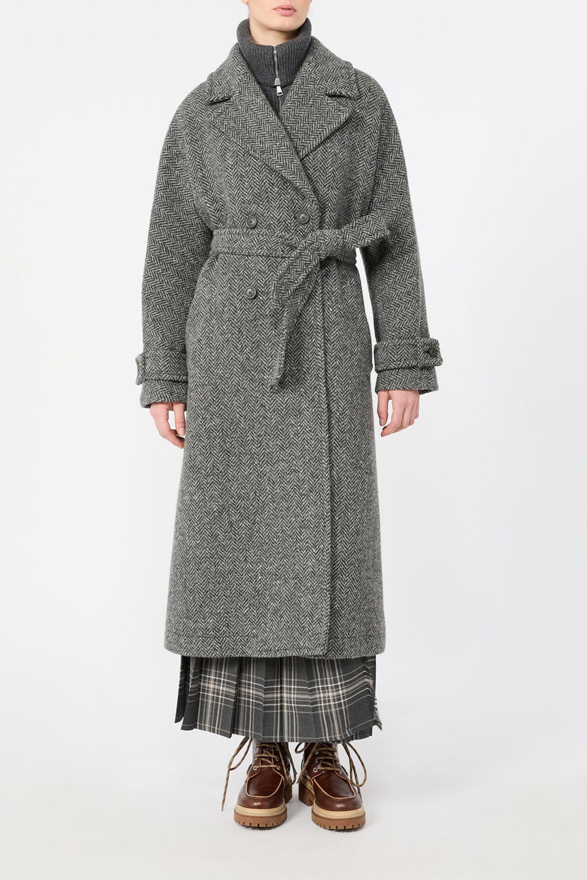 MAXMARA'S BRANDS MANTELLO-MANTELLA  CHEVRON / 34 Cappotto in lana donna Max Mara Weekend Wkdtema