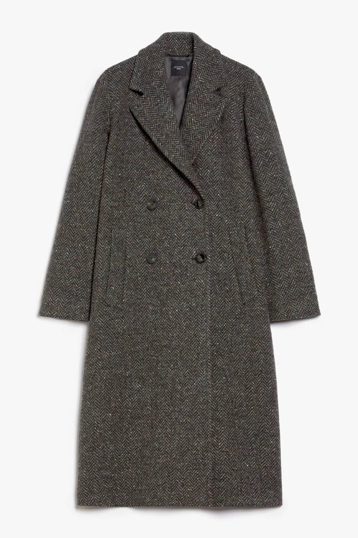 MAXMARA&#39;S BRANDS MANTELLO-MANTELLA  DISEGNO RESCA / 34 Cappotto in Lana Weekend Max Mara Corinto