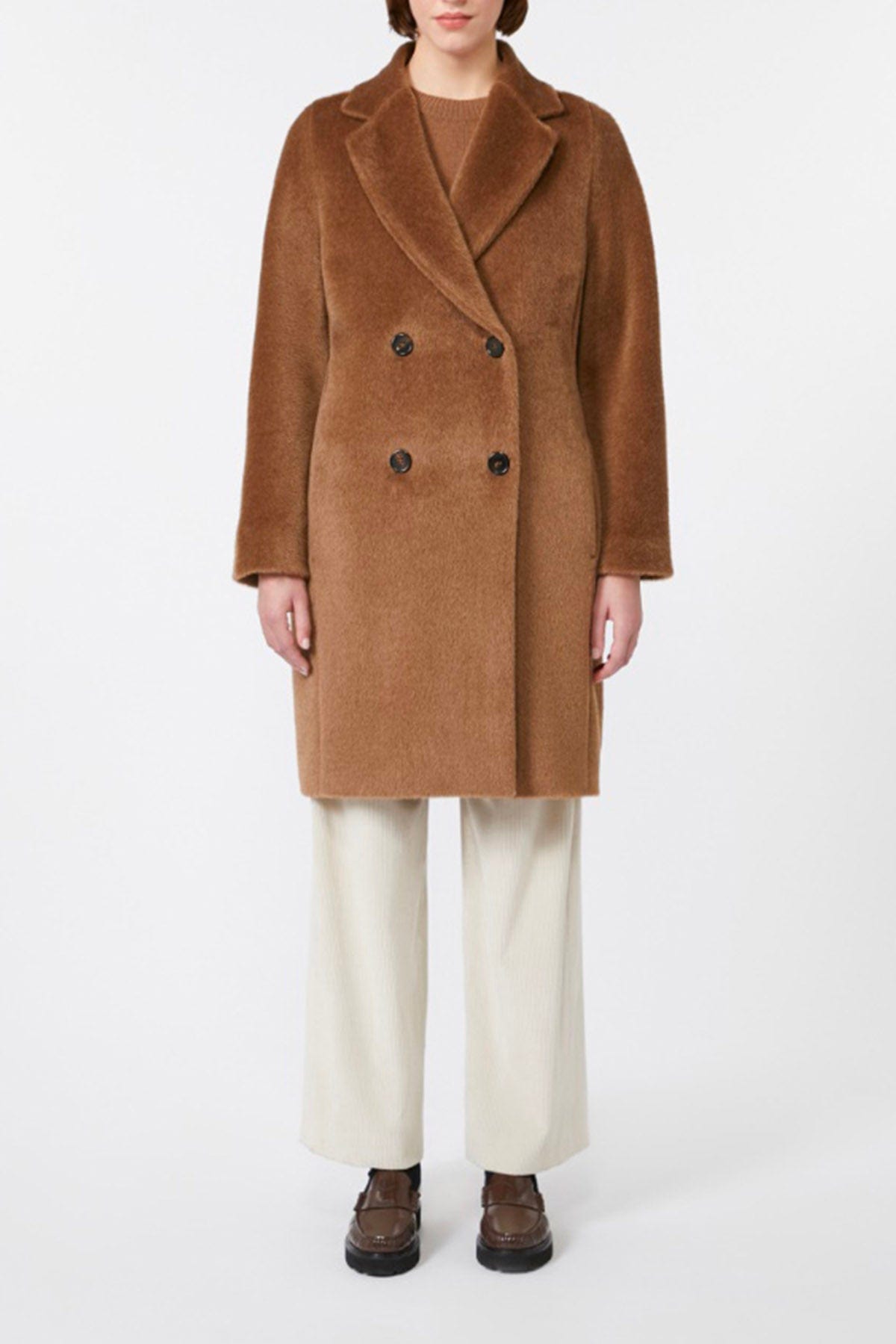 MAXMARA&#39;S BRANDS MANTELLO-MANTELLA  Iconic coat &#39;S Max Mara Roseto in lana e alpaca
