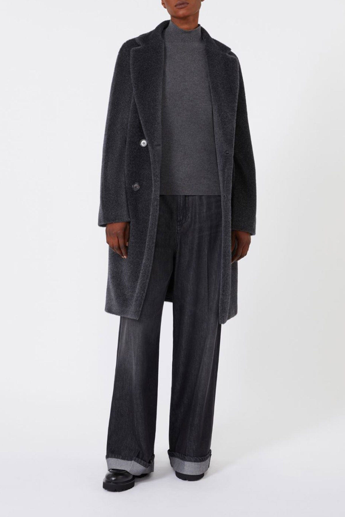 MAXMARA&#39;S BRANDS MANTELLO-MANTELLA  Iconic coat &#39;S Max Mara Roseto in lana e alpaca