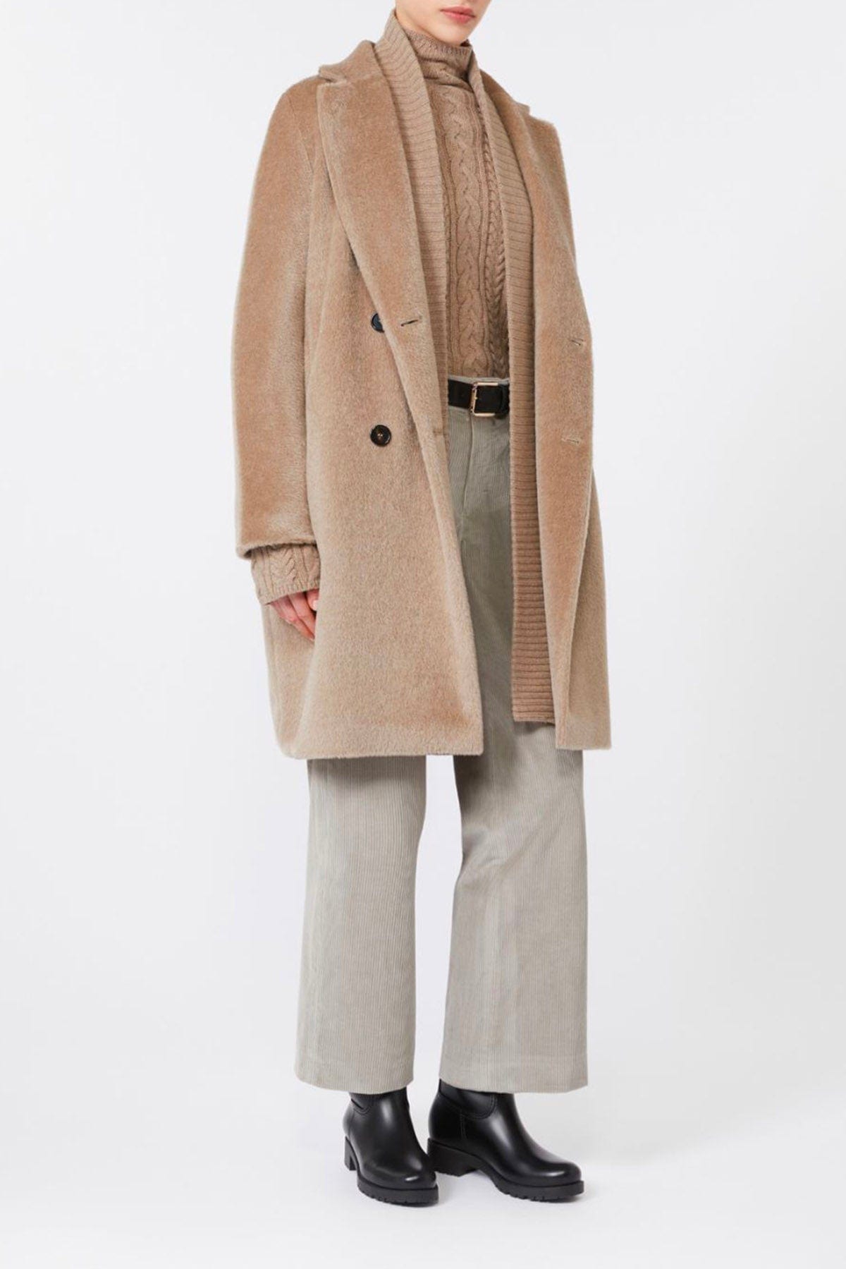 MAXMARA&#39;S BRANDS MANTELLO-MANTELLA  Iconic coat &#39;S Max Mara Roseto in lana e alpaca