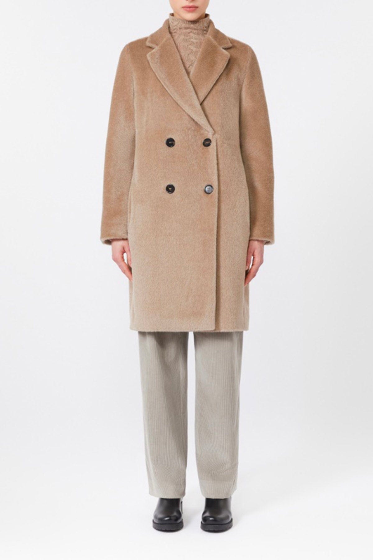 MAXMARA&#39;S BRANDS MANTELLO-MANTELLA  Iconic coat &#39;S Max Mara Roseto in lana e alpaca