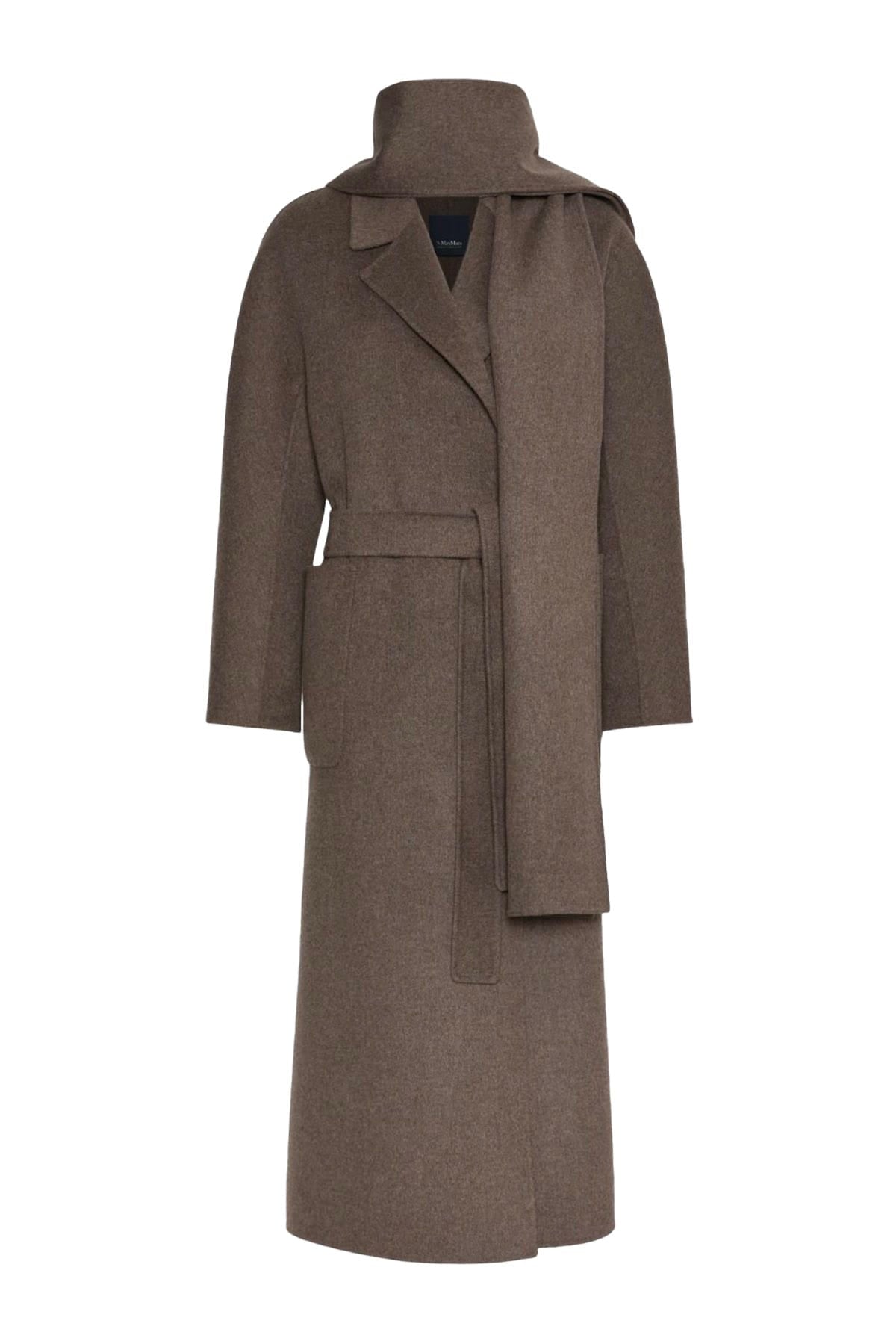MAXMARA'S BRANDS MANTELLO-MANTELLA  MARRONE SCURO / 34 Cappotto in lana S Max Mara Smmpeonie