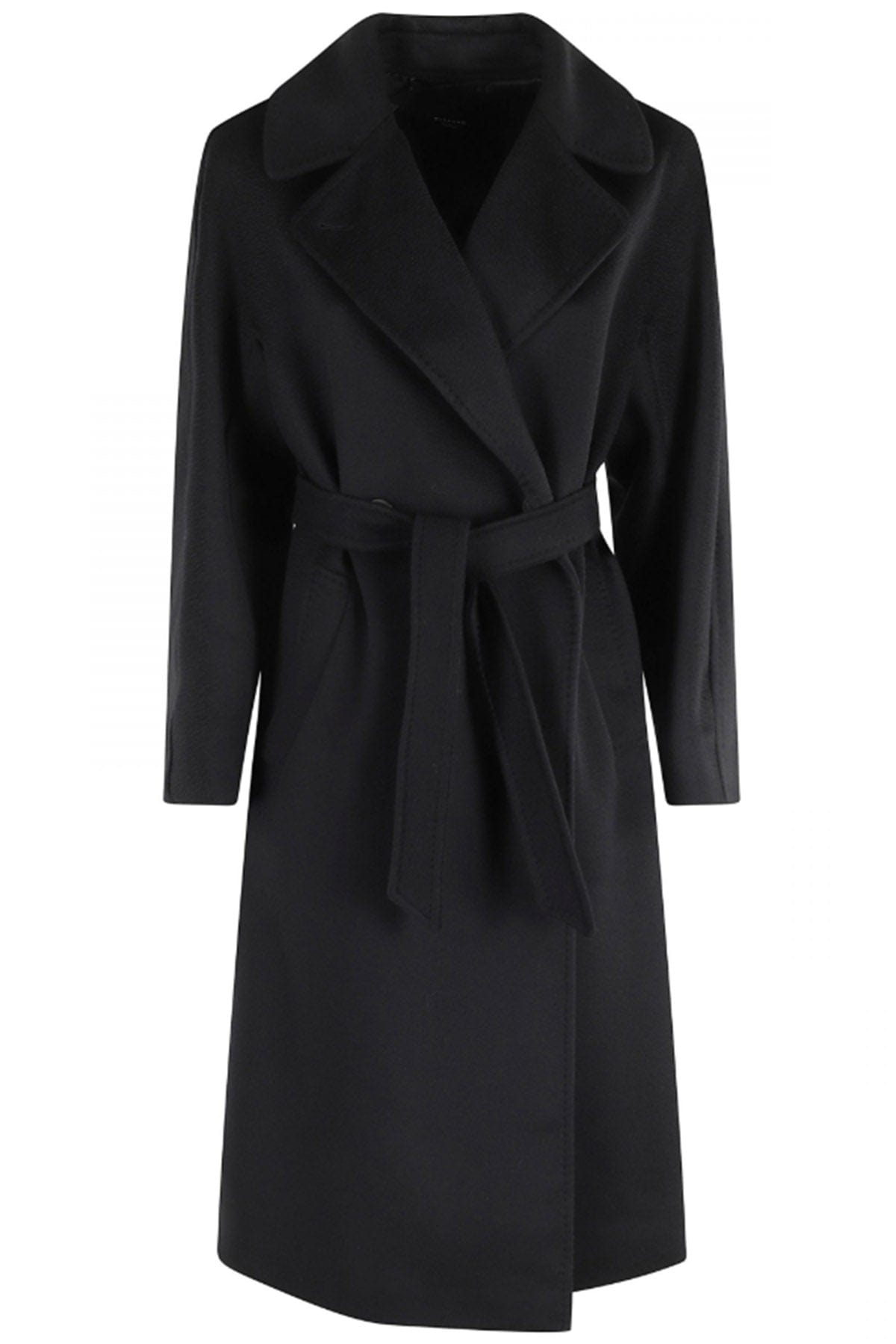 MAXMARA'S BRANDS MANTELLO-MANTELLA  NERO / 34 Cappotto Donna Max Mara Weekend in lana Resina