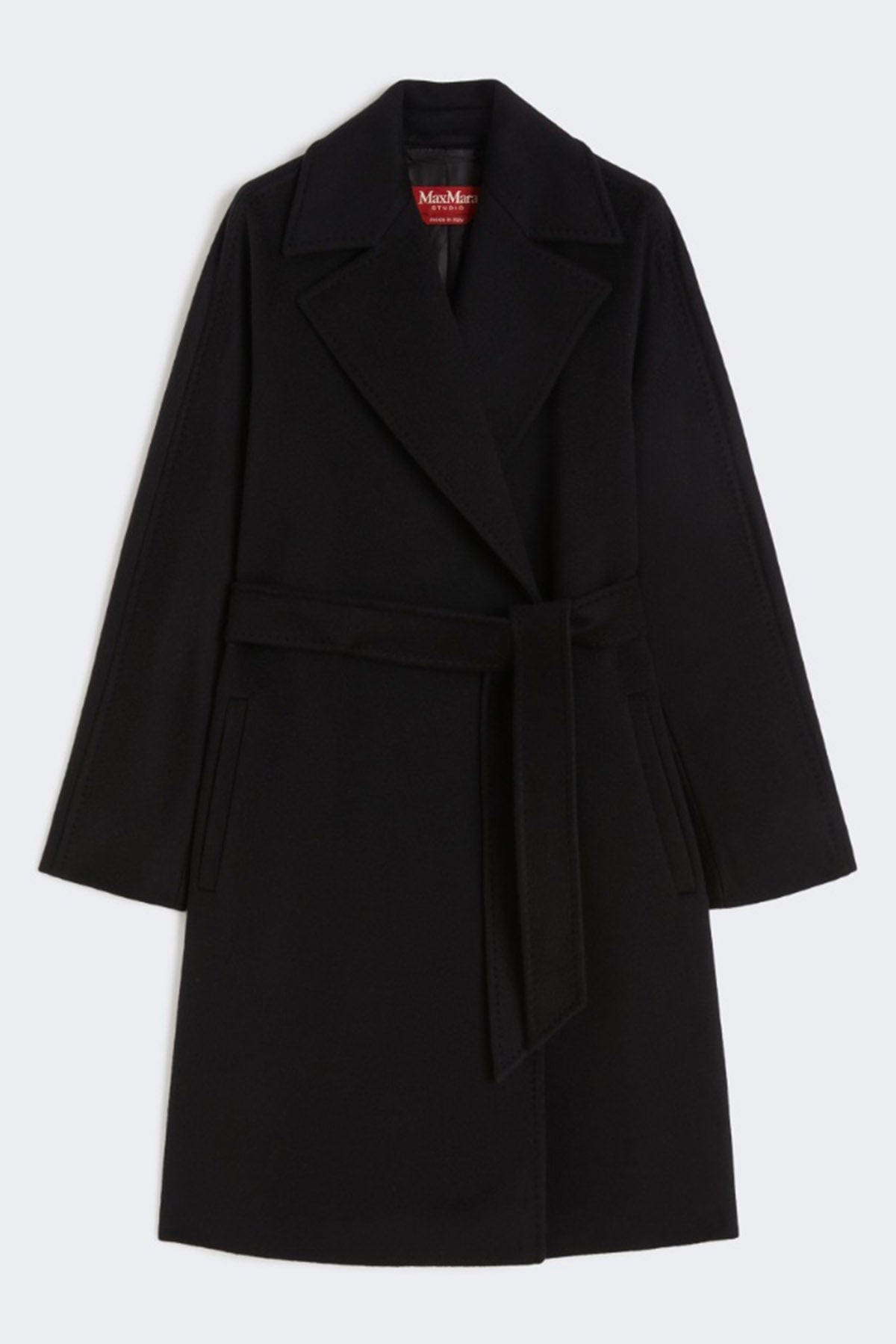 MAXMARA&#39;S BRANDS MANTELLO-MANTELLA  NERO / 34 Cappotto in lana donna Studio Max Mara Dravenna