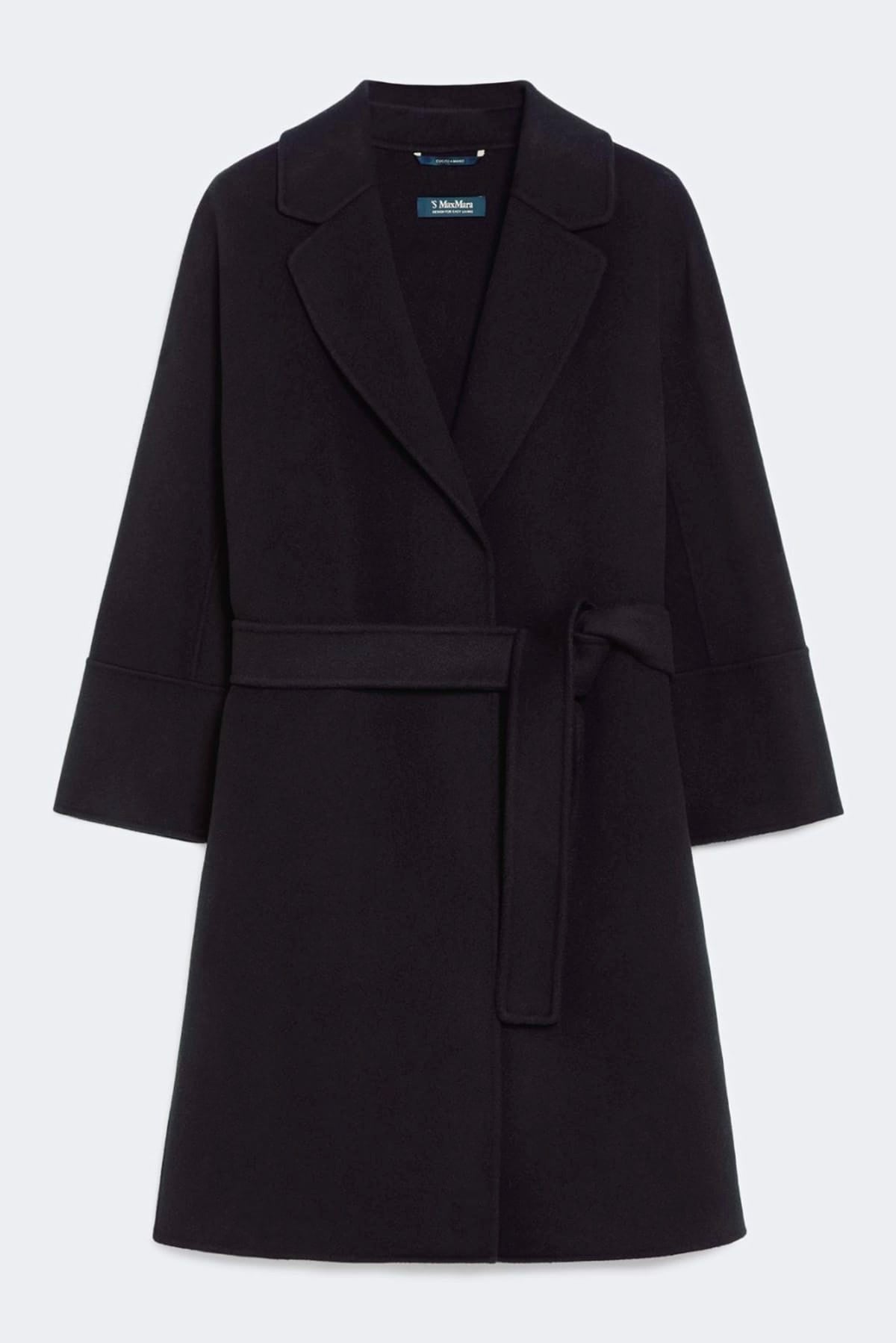 MAXMARA'S BRANDS MANTELLO-MANTELLA  NERO / 34 Cappotto in pura lana donna 'S Max Mara Arona