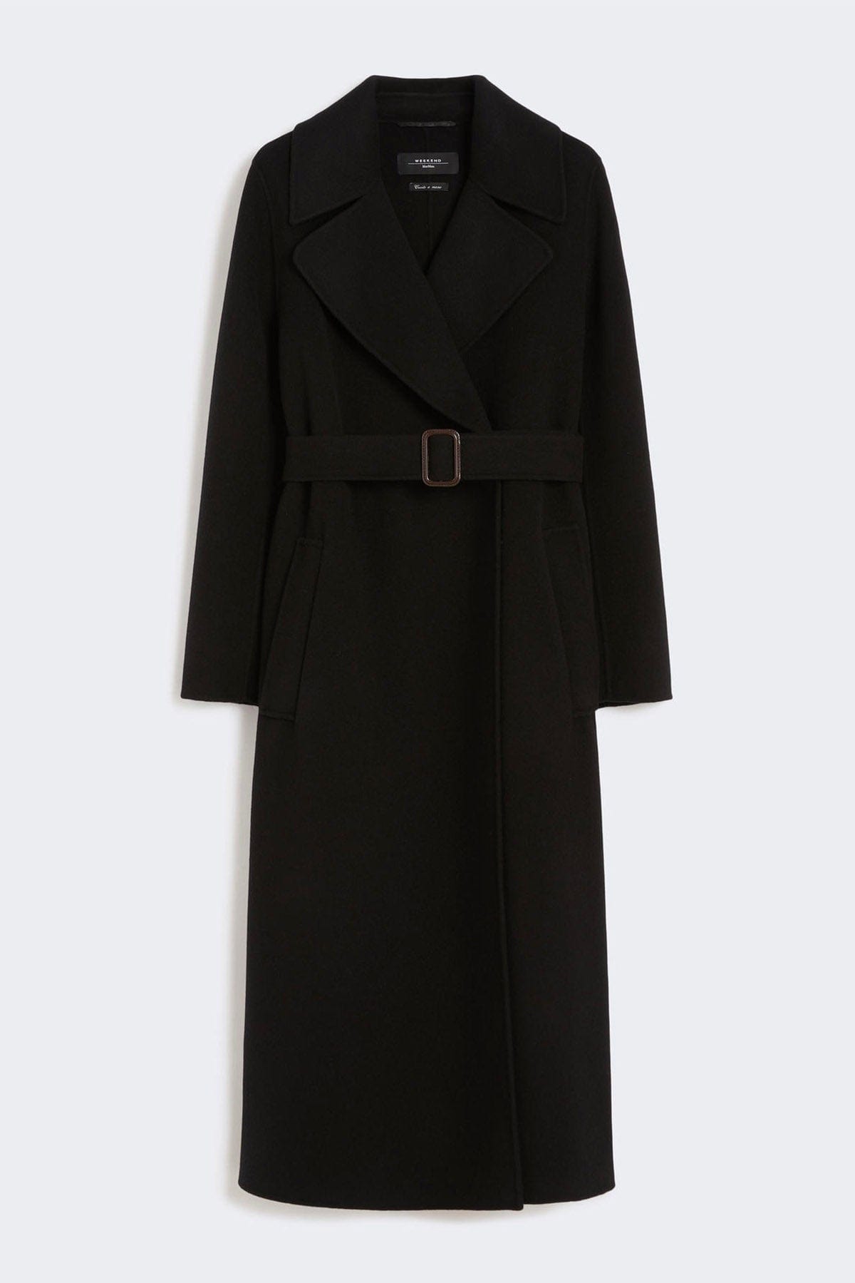 MAXMARA&#39;S BRANDS MANTELLO-MANTELLA  NERO / 34 Cappotto nero in lana donna Weekend Max Mara Manu