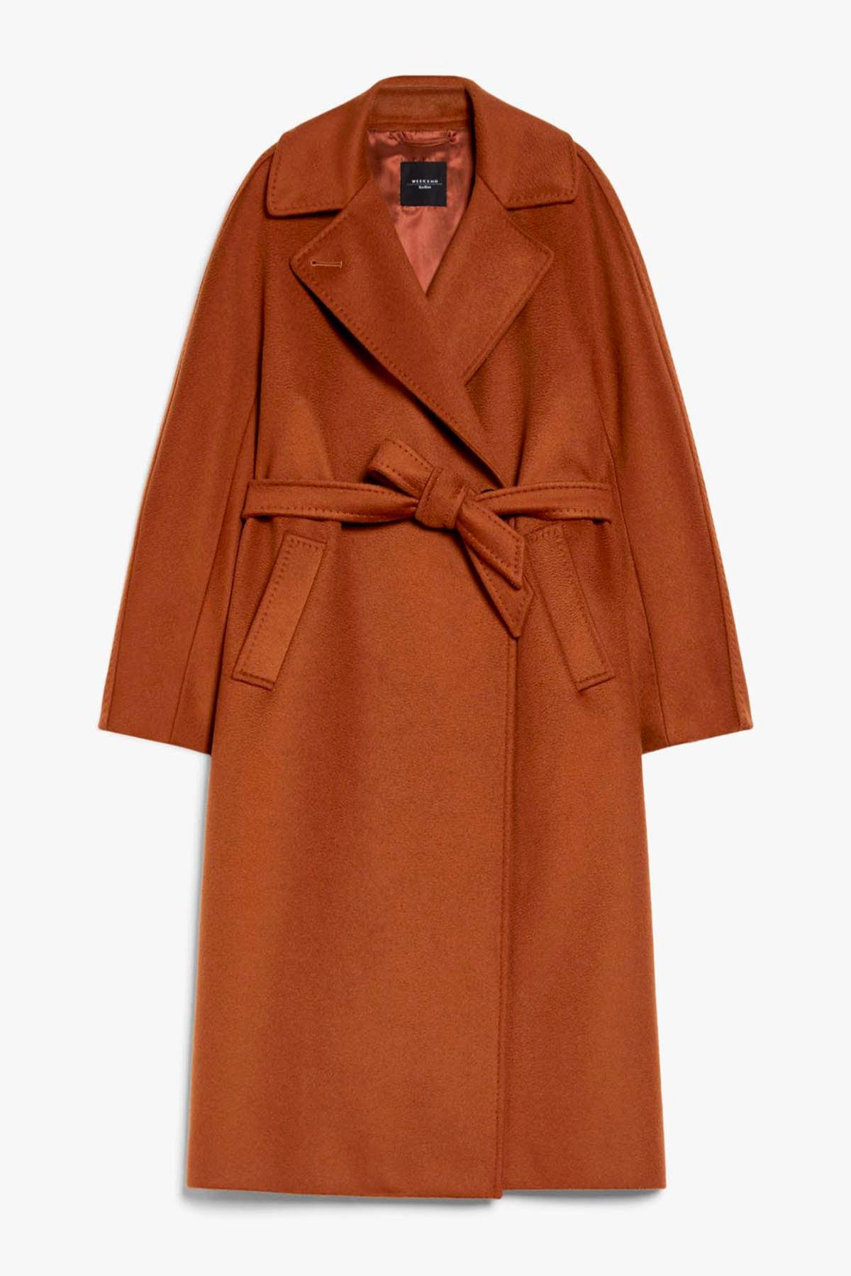 MAXMARA&#39;S BRANDS MANTELLO-MANTELLA  RUGGINE / 34 Cappotto in Lana Donna Weekend Max Mara Resina 24/2