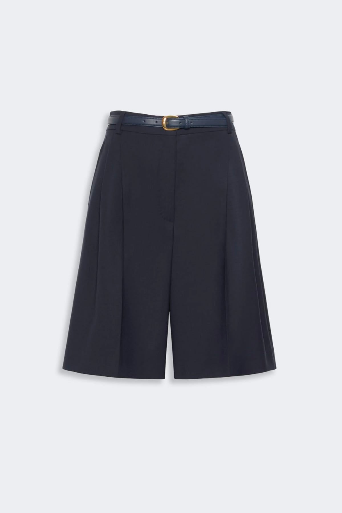 MAXMARA'S BRANDS PANTALONE CORTO  BLU / 34 Pantaloni corti ampi donna Max Mara Studio Mstadorno