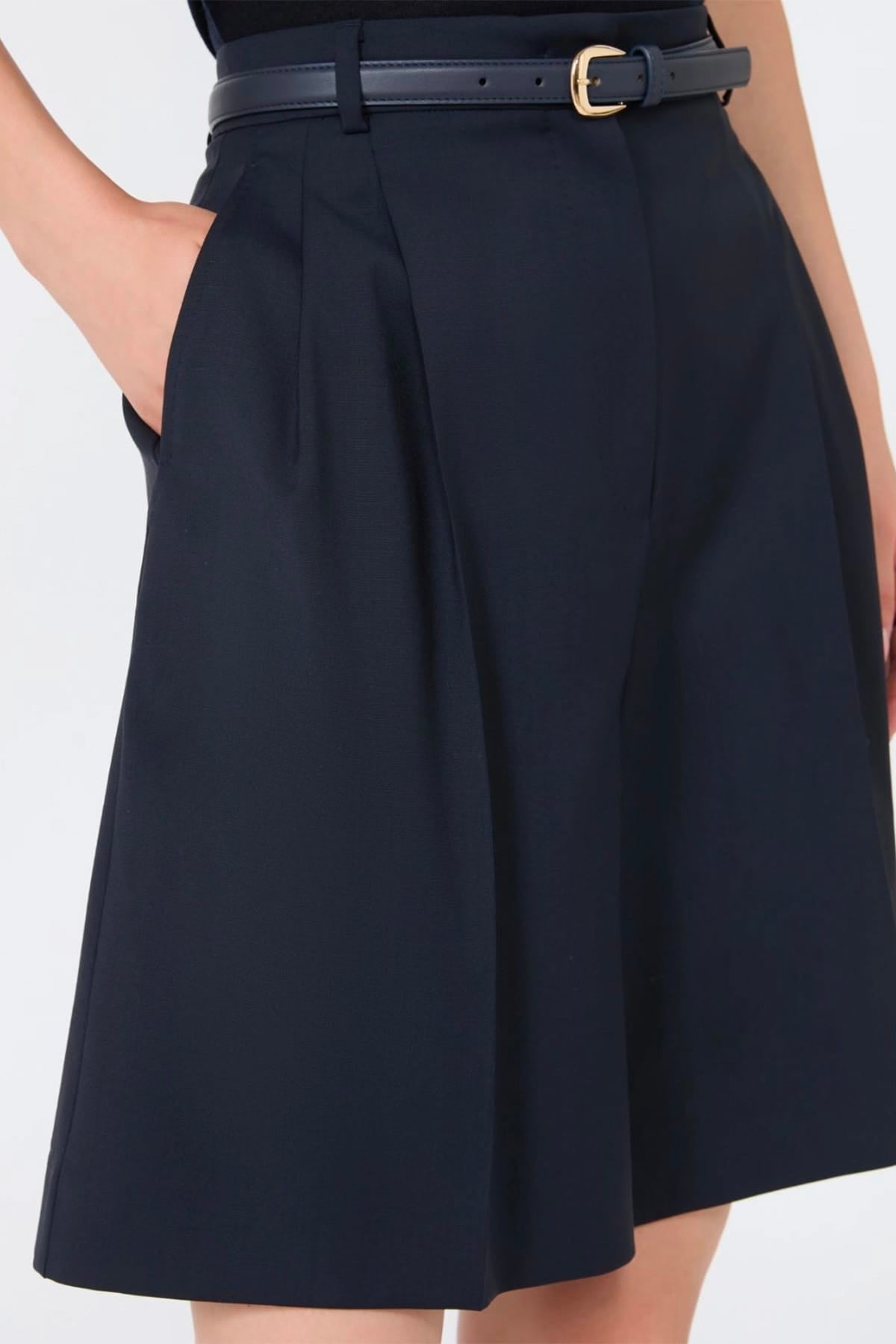 MAXMARA'S BRANDS PANTALONE CORTO  BLU / 34 Pantaloni corti ampi donna Max Mara Studio Mstadorno