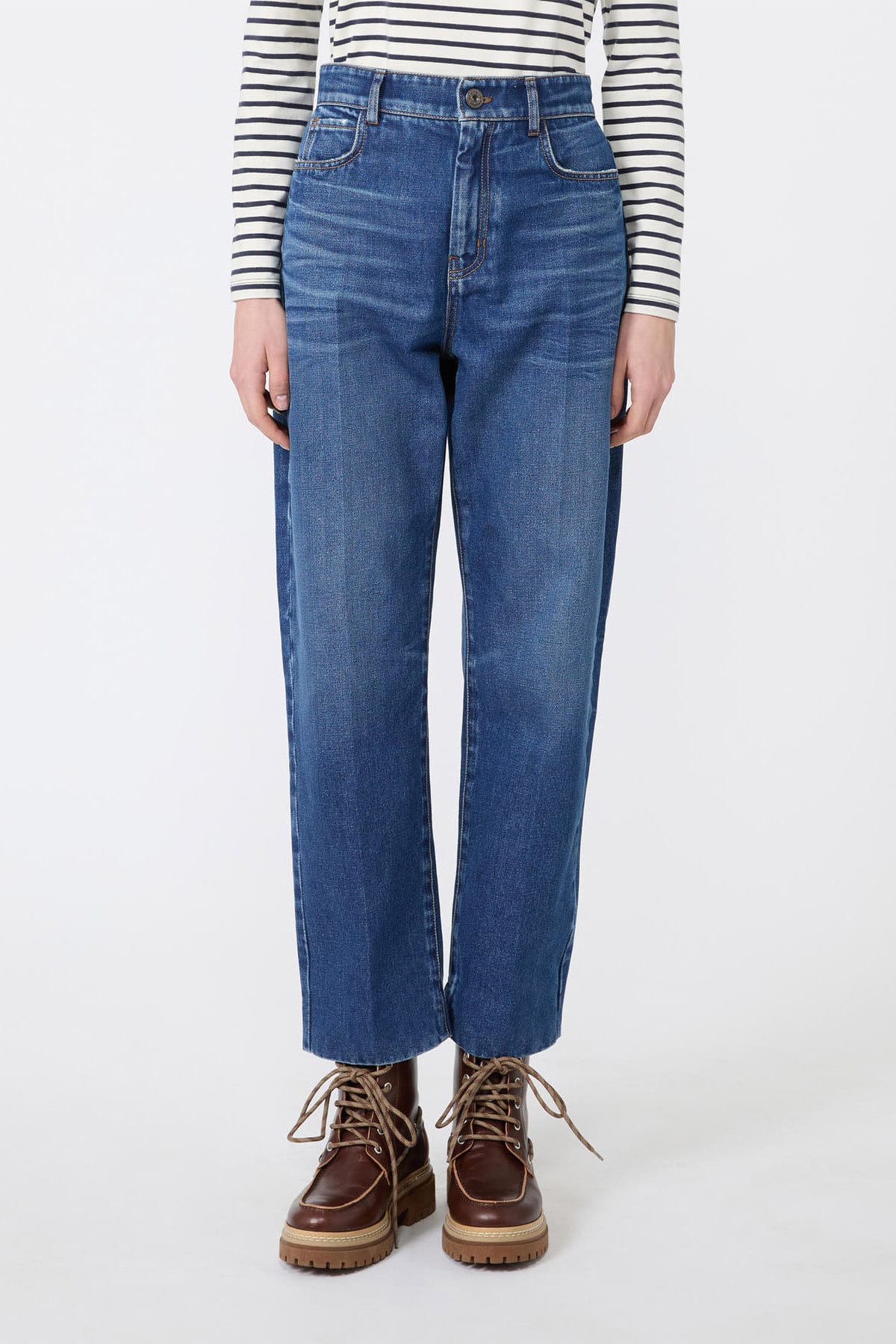MAXMARA'S BRANDS PANTALONE IN DENIM  BLU INDACO MEDIO / 34 Jeans donna Max Mara Weekend Wkdcedro