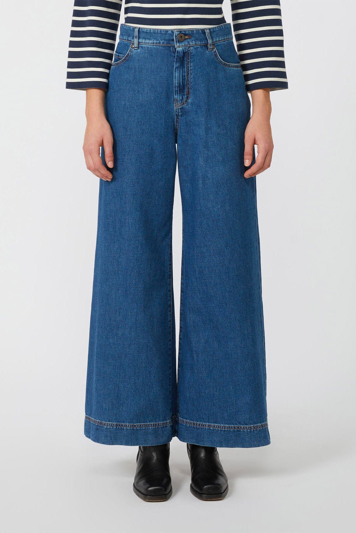 MAXMARA'S BRANDS PANTALONE IN DENIM  DENIM / 34 Jeans largo donna Weekend Max Mara Vega